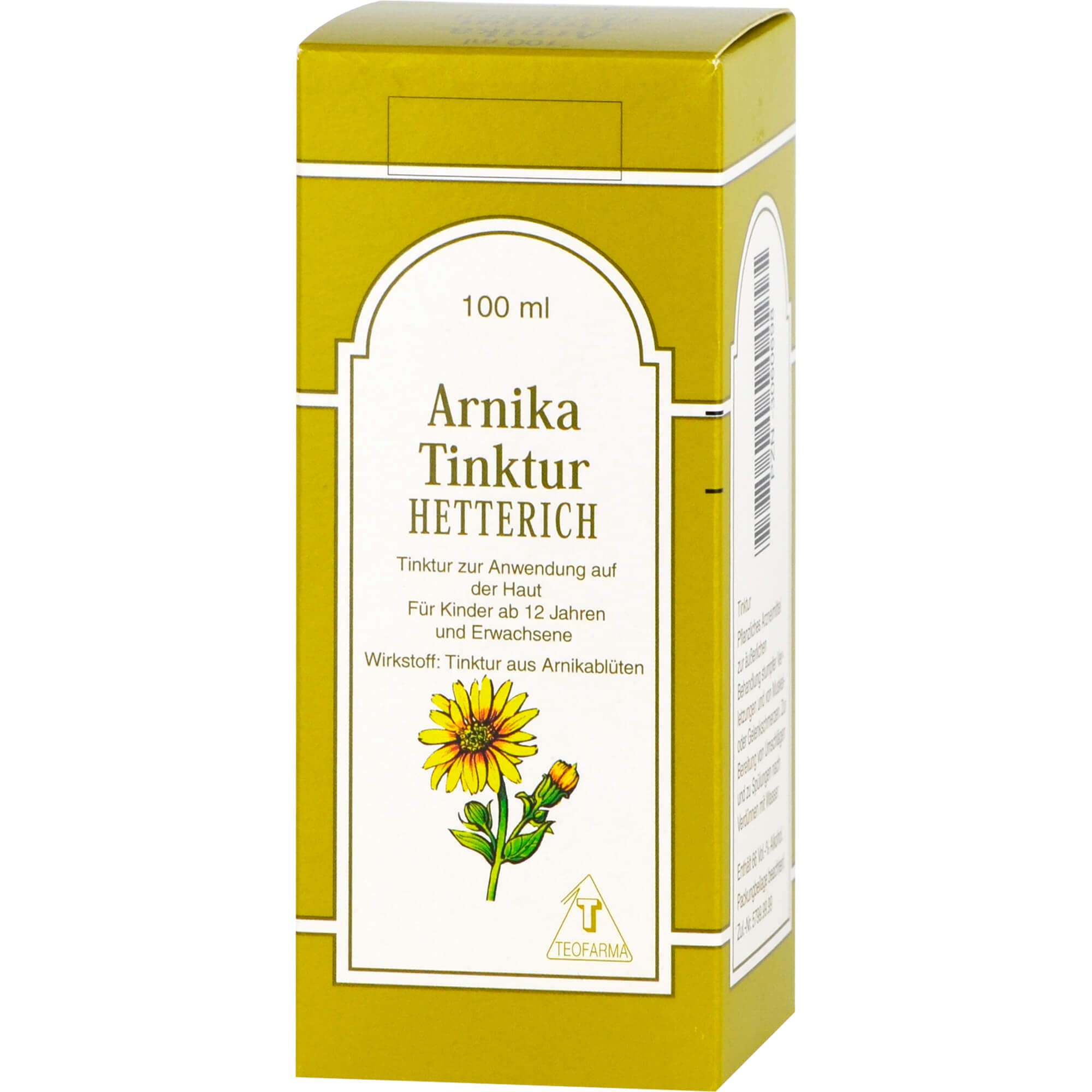Arnikatinktur Hetterich, 100 ml Lösung