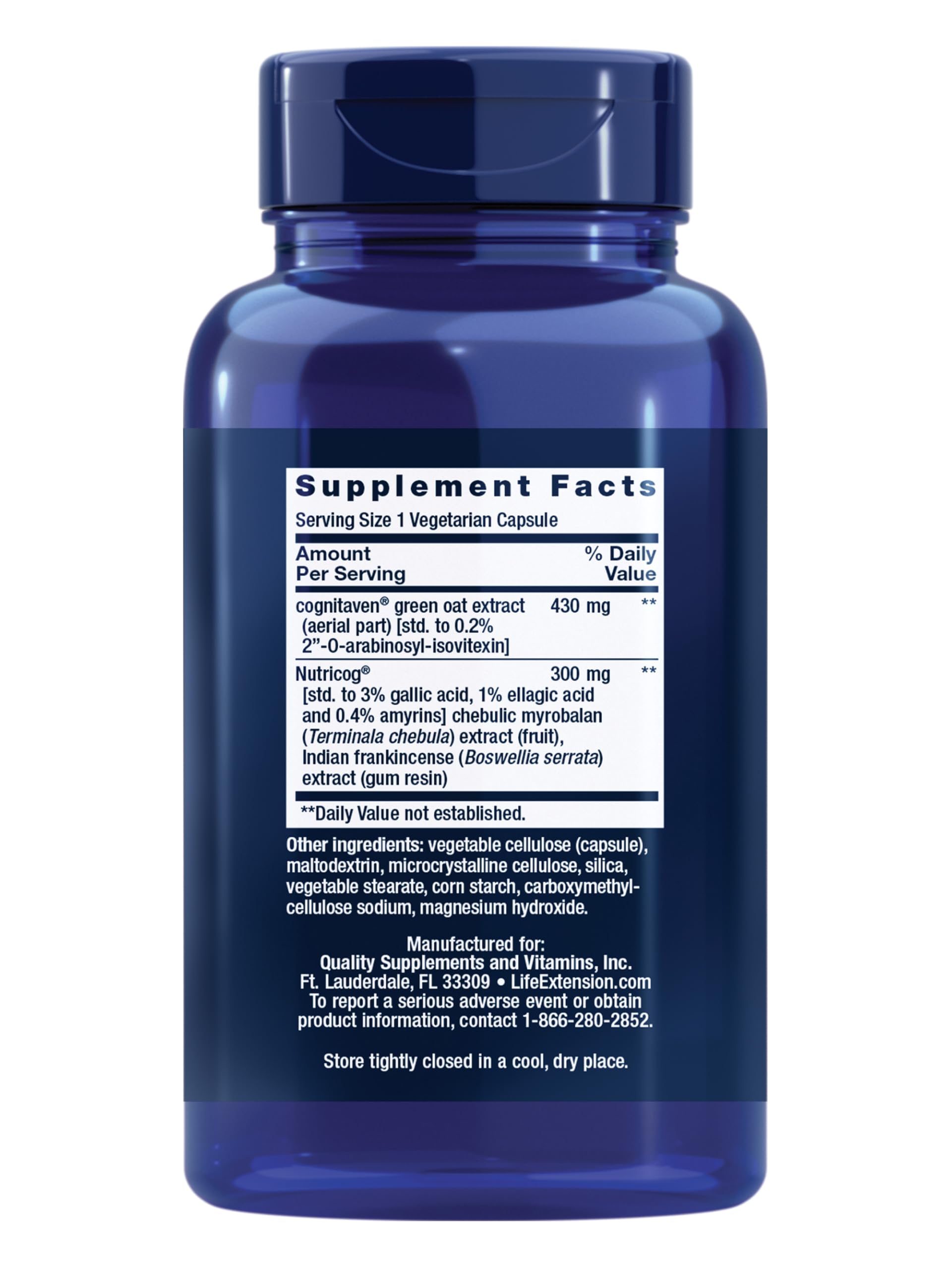 Life Extension Ultra Memory & Recall™, 30 Vegetarian Capsules — Amazon image 2