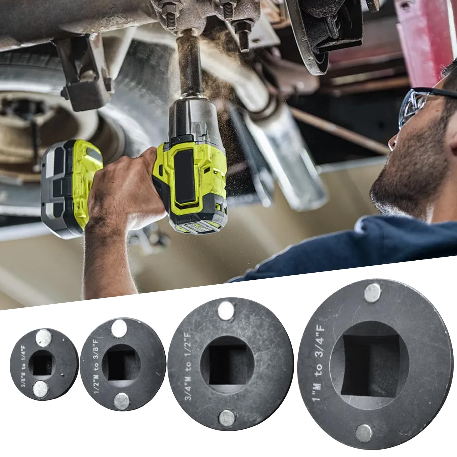 Juego De Adaptadores Para Carraca Alargadera Magnética Articulada Para | Juego Prolongadores Vaso Para Automoción Electricista Mecánica Y Mecánico