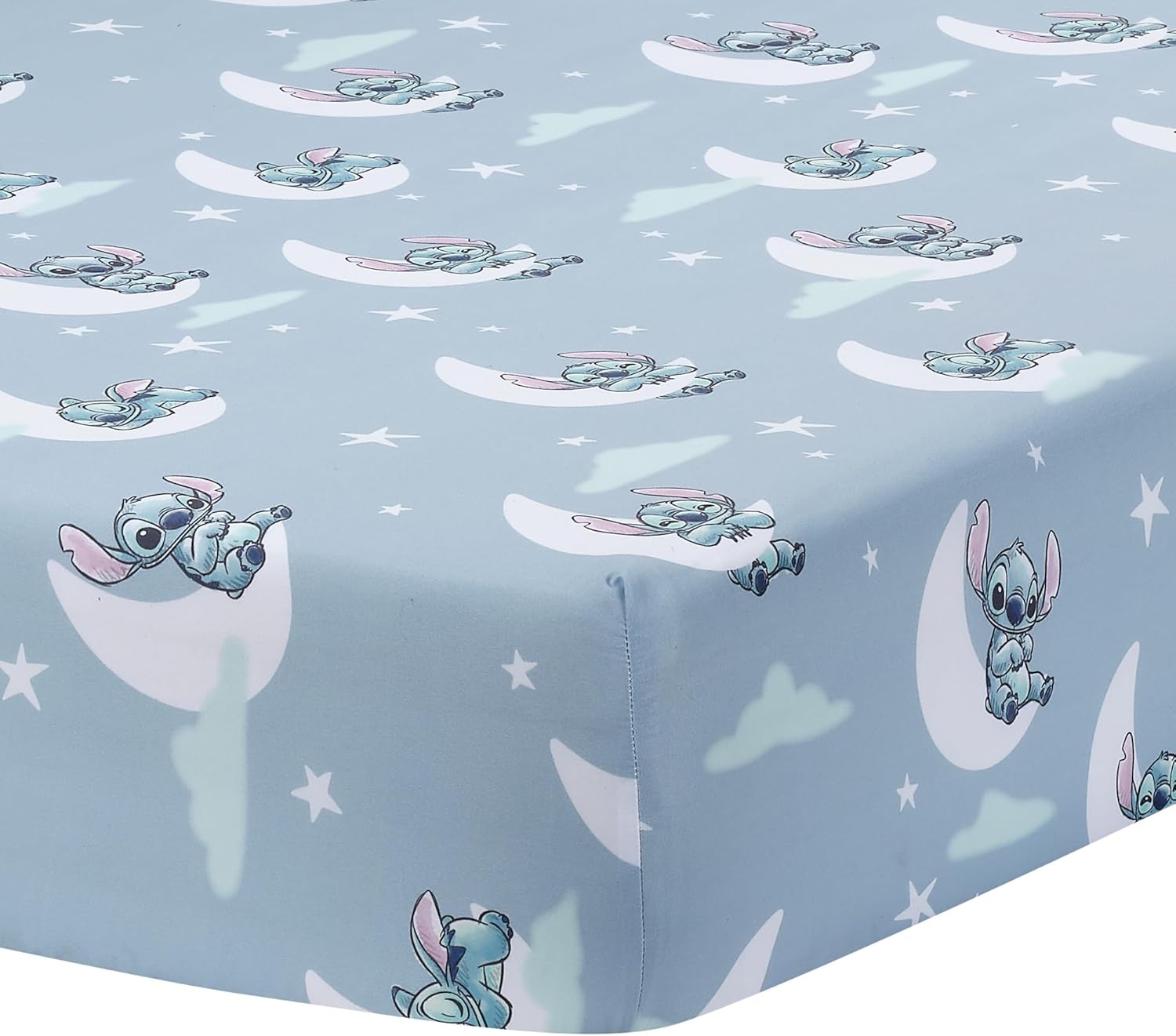 Bedtime Originals Disney Baby Stitch 3-Piece Blue Nursery Crib Bedding Set