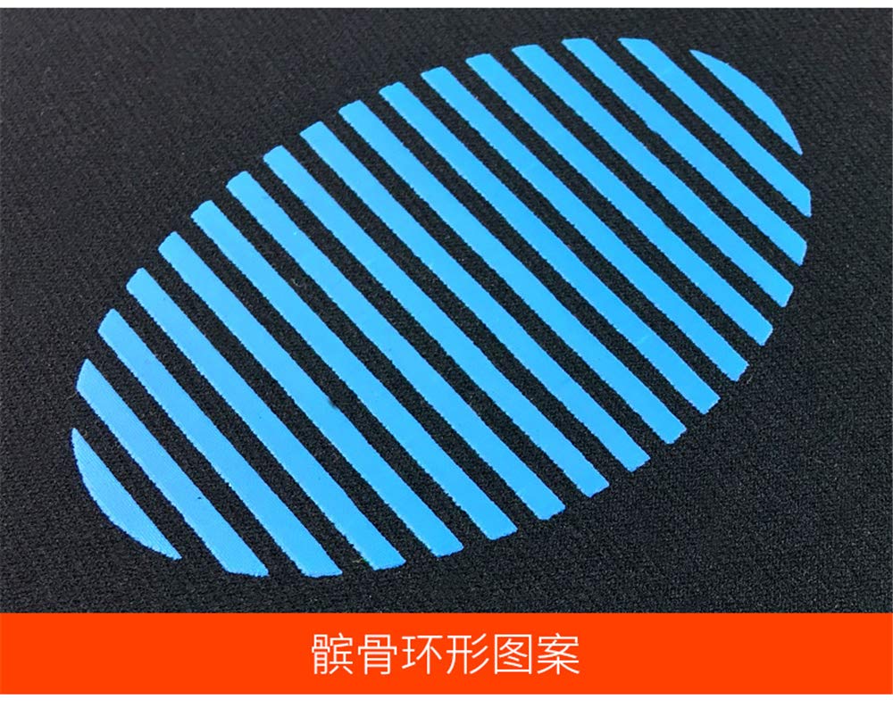 Soporte de rodilla BaronHong Mangas de compresión para correr, entrenar y recuperar (azul, XL)