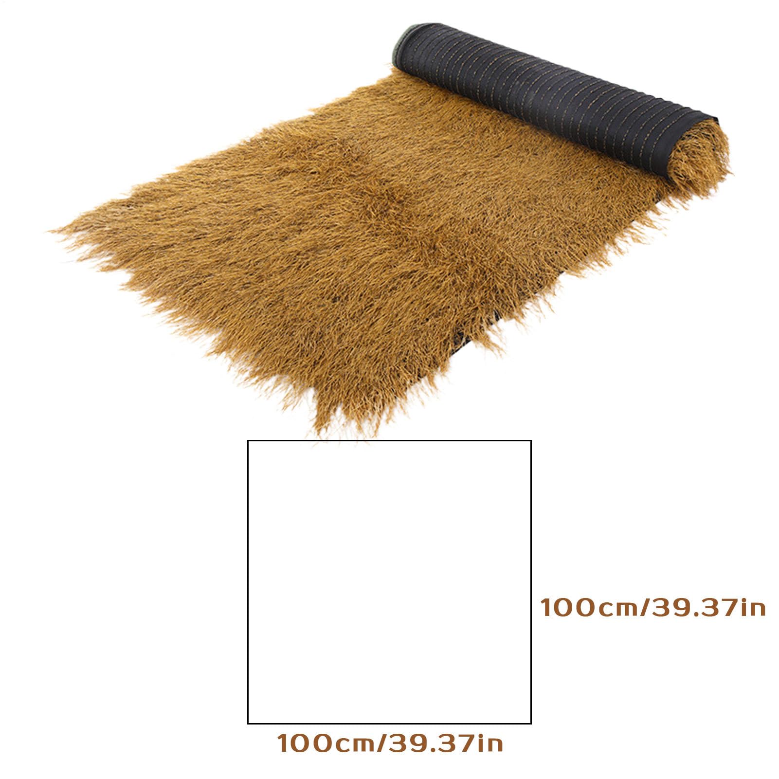 di paglia sintetica – Rotolo di paglia cieca di, decorazione | di tetti di paglia, patio in stile country, bar fattoria | accessorio affidabile per vicina alla spiaggia, prato, giardino