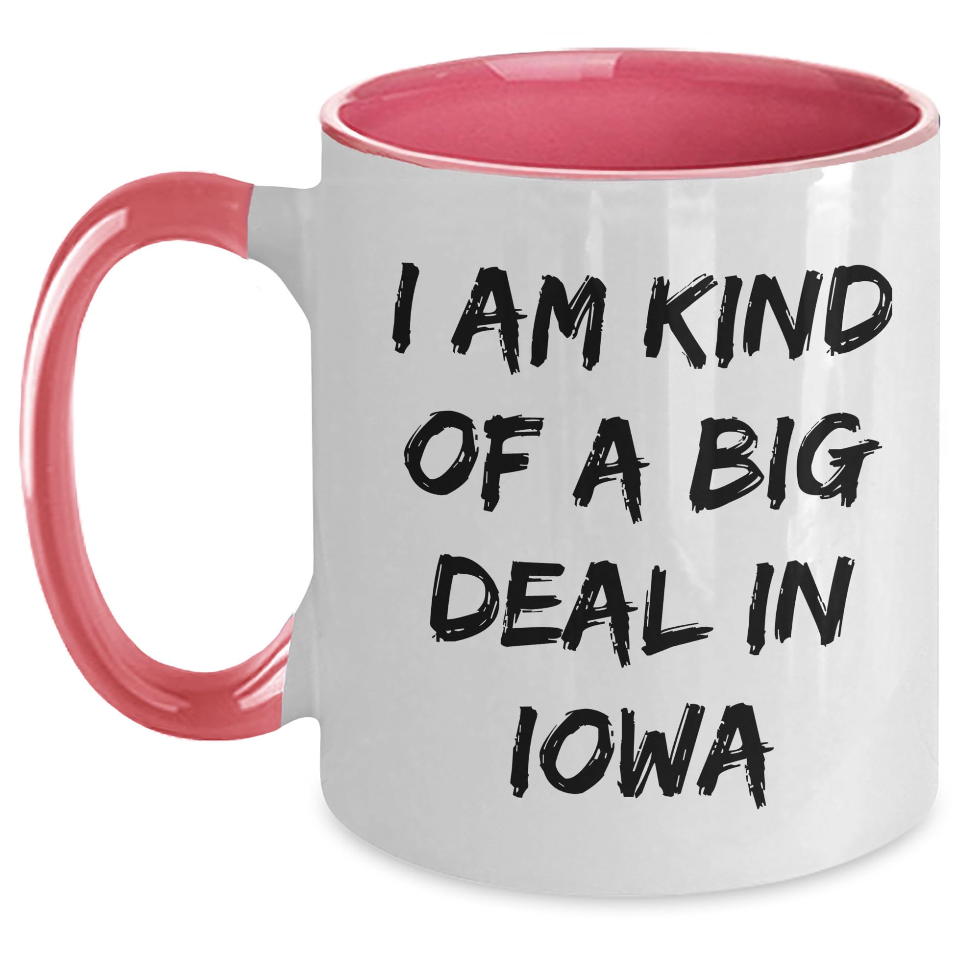Iowa Proud Two Tone Coffee Mug - Funny Gifts from Proud Iowans - Mother's Day Unique Gifts — funny ceramic mug from ShopProudGifts