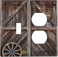 Vista 146 de William Morris Floral Boho Azul Medianoche Azul Bohemio Flor 1 Banda Dúplex Cubierta de Salida Decorativa Receptáculo Único Interruptor Eléctrico