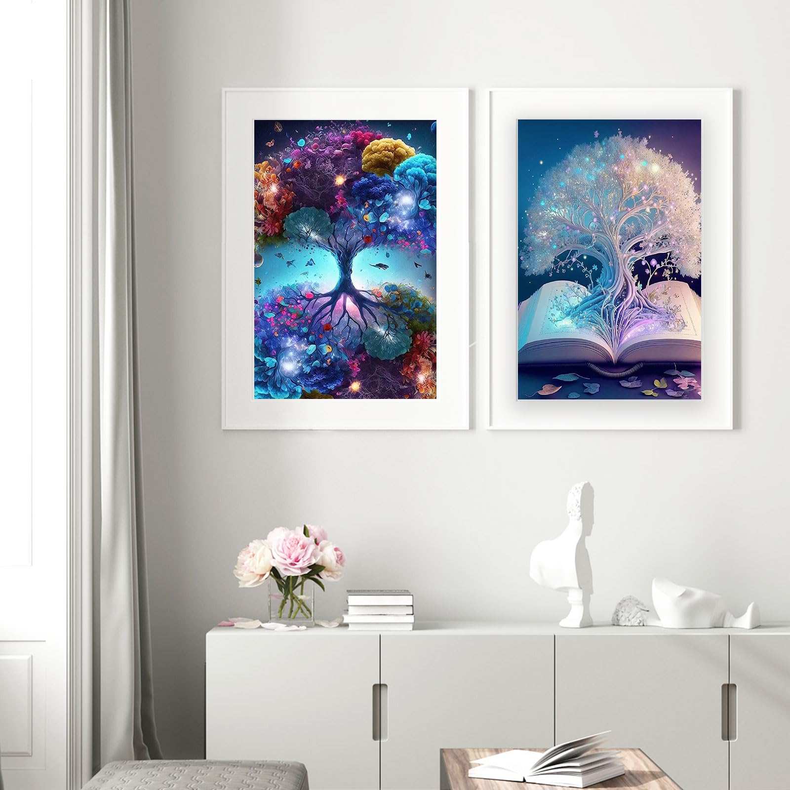 Kit Diamond Painting 5D - 2 Quadri 30x40 Cm Con Pietre Lucide, Ideale Per Adulti E Decorazione - Foto 10