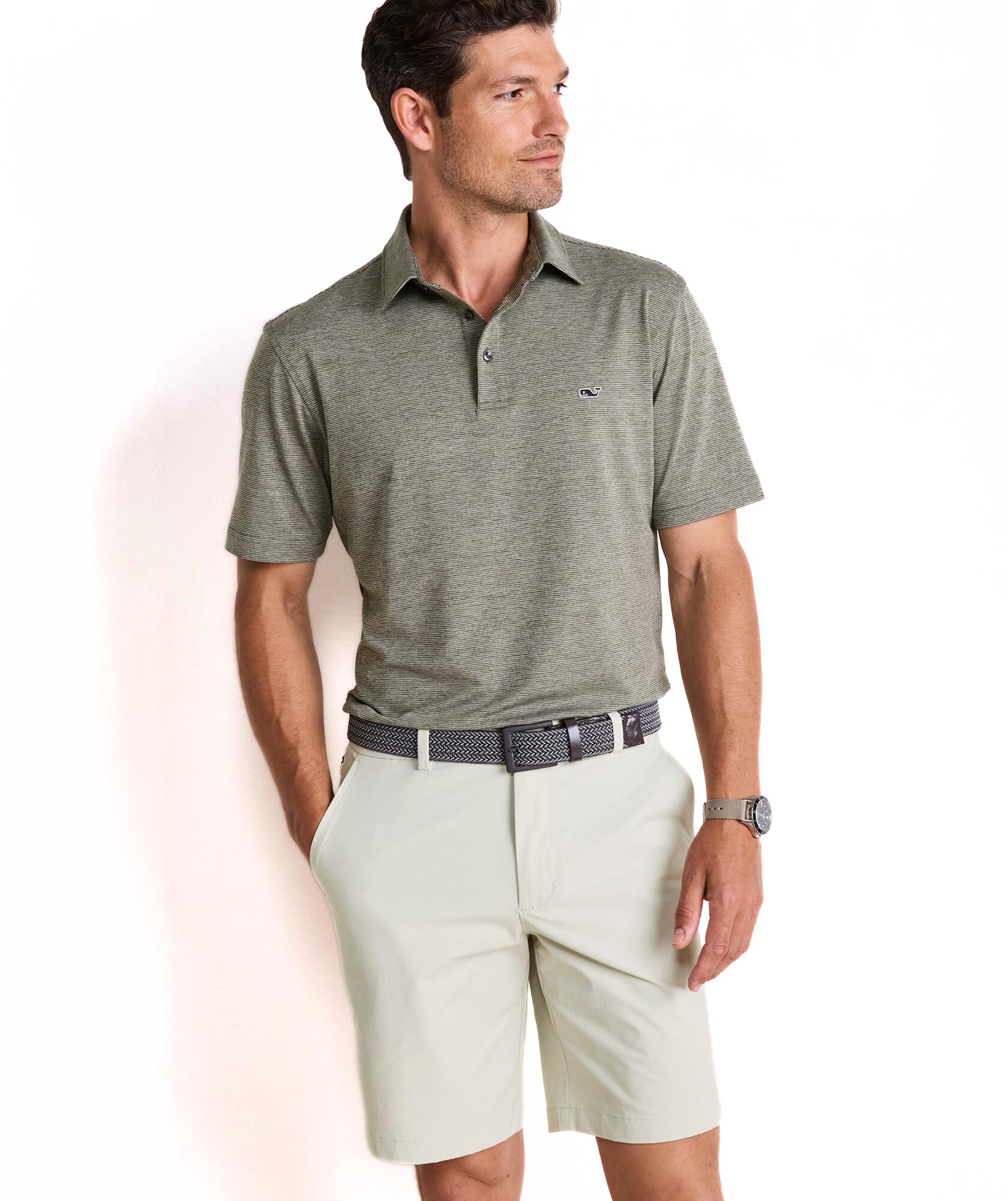Vineyard Vines St. Jean Stripe Sankaty Polo