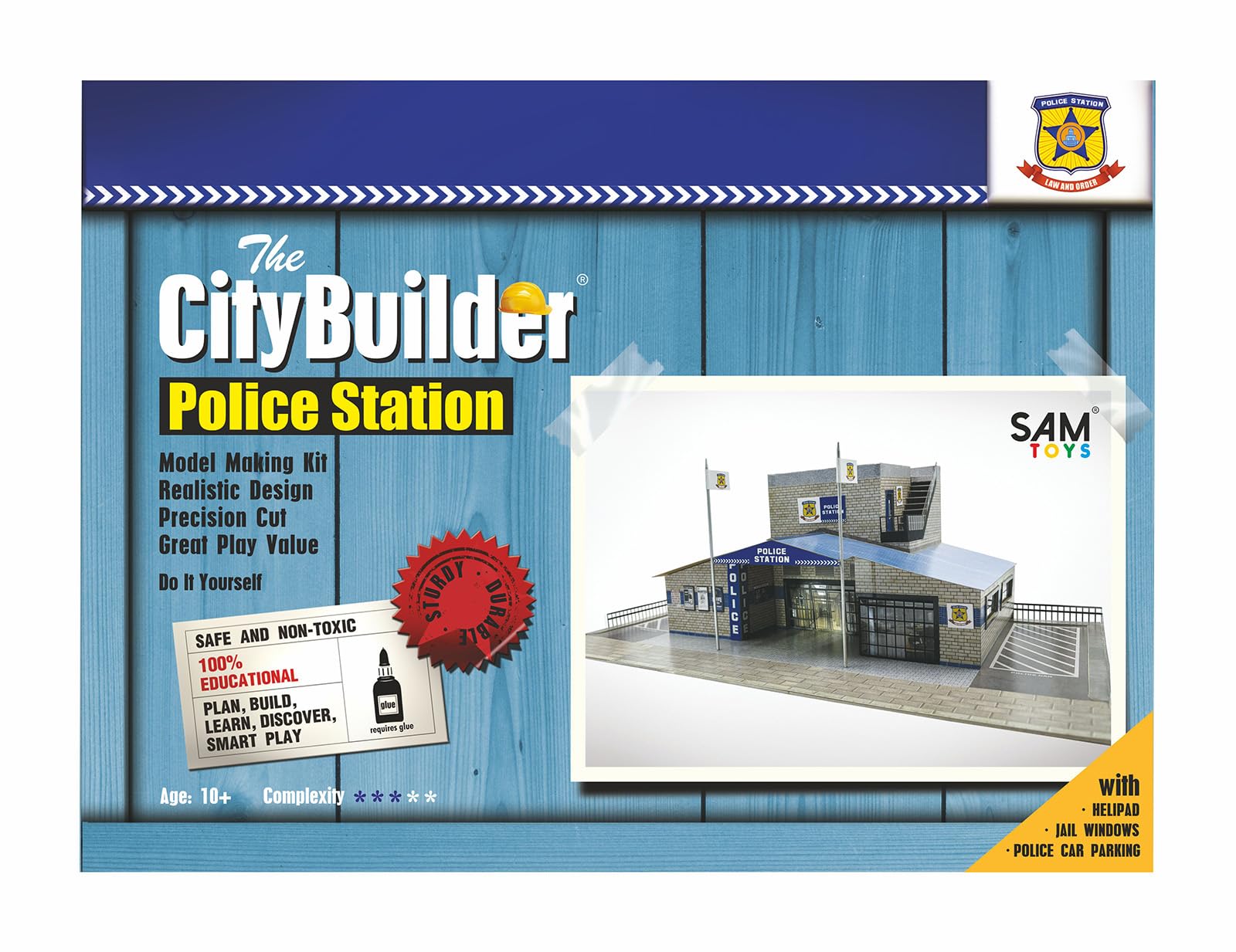 The CityBuilder Police Station Model Making Kit 1:43 Scale (7Mm) O Gauge-picture-32