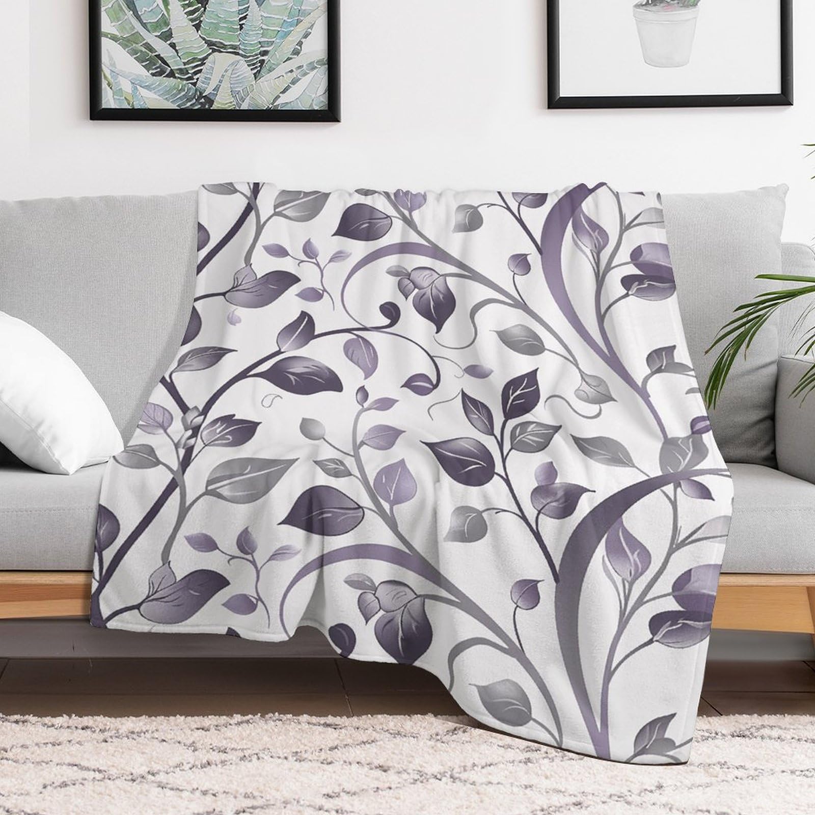 Couverture en micro polaire pour climatisation et salon toutes saisons