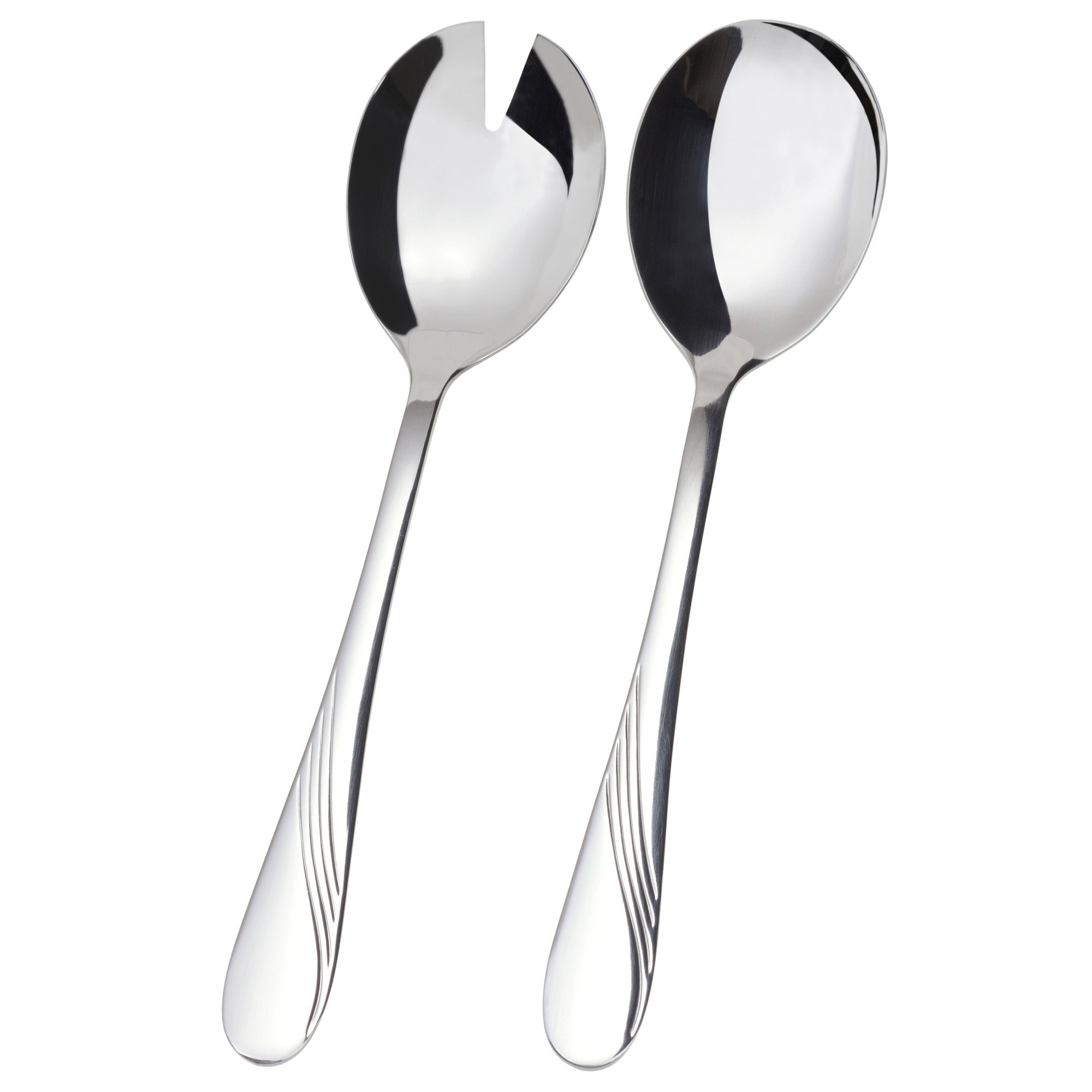 'Gräwe Set de couverts pour 6 personnes, 48 Pièces – Ménagère avec présente de et couverts de service en acier inoxydable, inoxydable, sans nickel – Serie Stralsund "