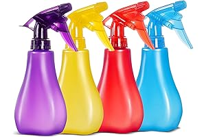 8 Oz Empty Plastic Spray Bottles with Adjustable Nozzle