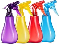 SuperMMarK 8oz Empty Spray Bottles 4 Pack - Leak-Proof Adjustable Nozzle Mist & Stream for Hair Styling, Plants, Pets, Cleaning