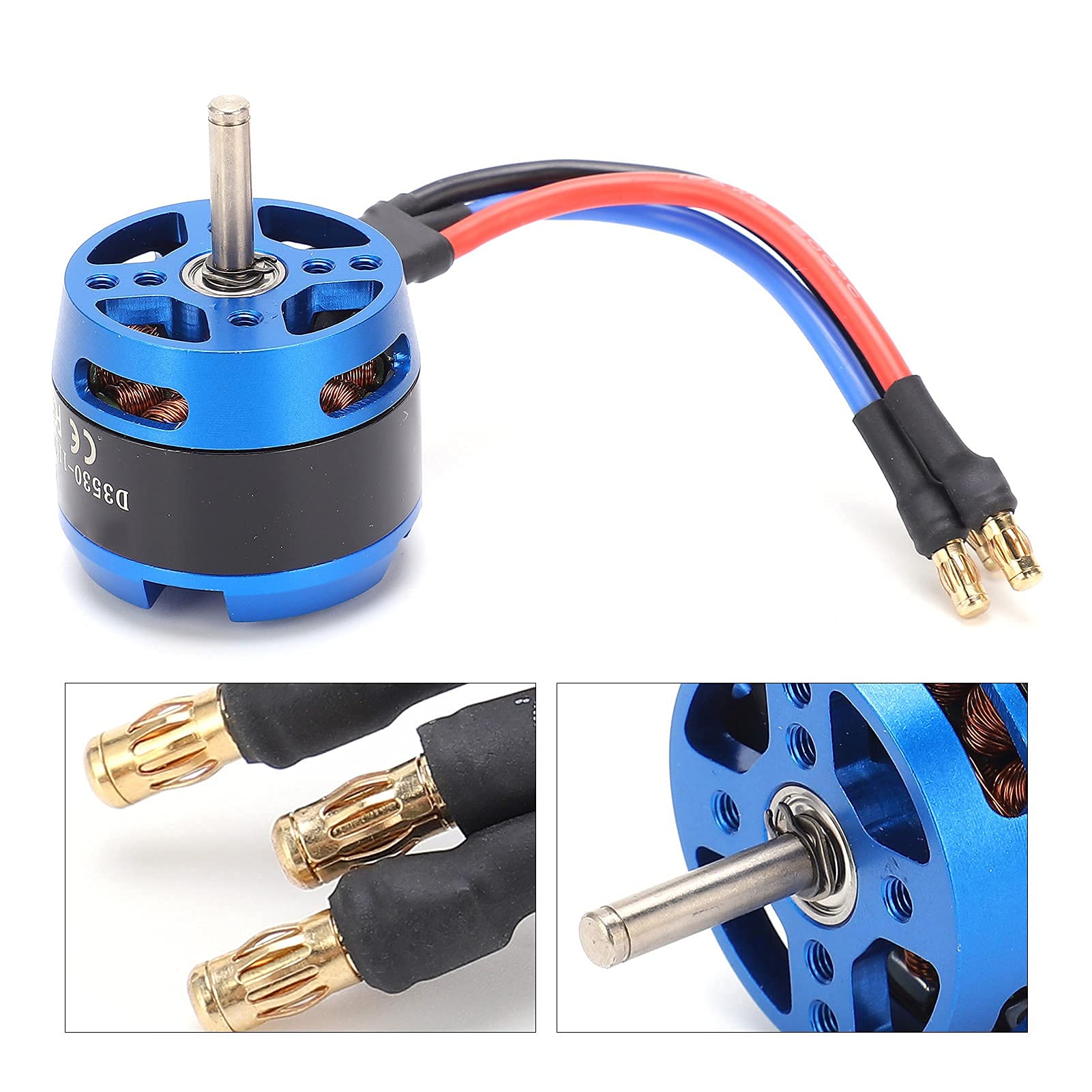 Moteur sans balais d'avion RC, moteur sans balais à haut rendement 3530 1100KV, moteur 1100KV, moteur d'avion RC pour hélicoptère d'avion RC