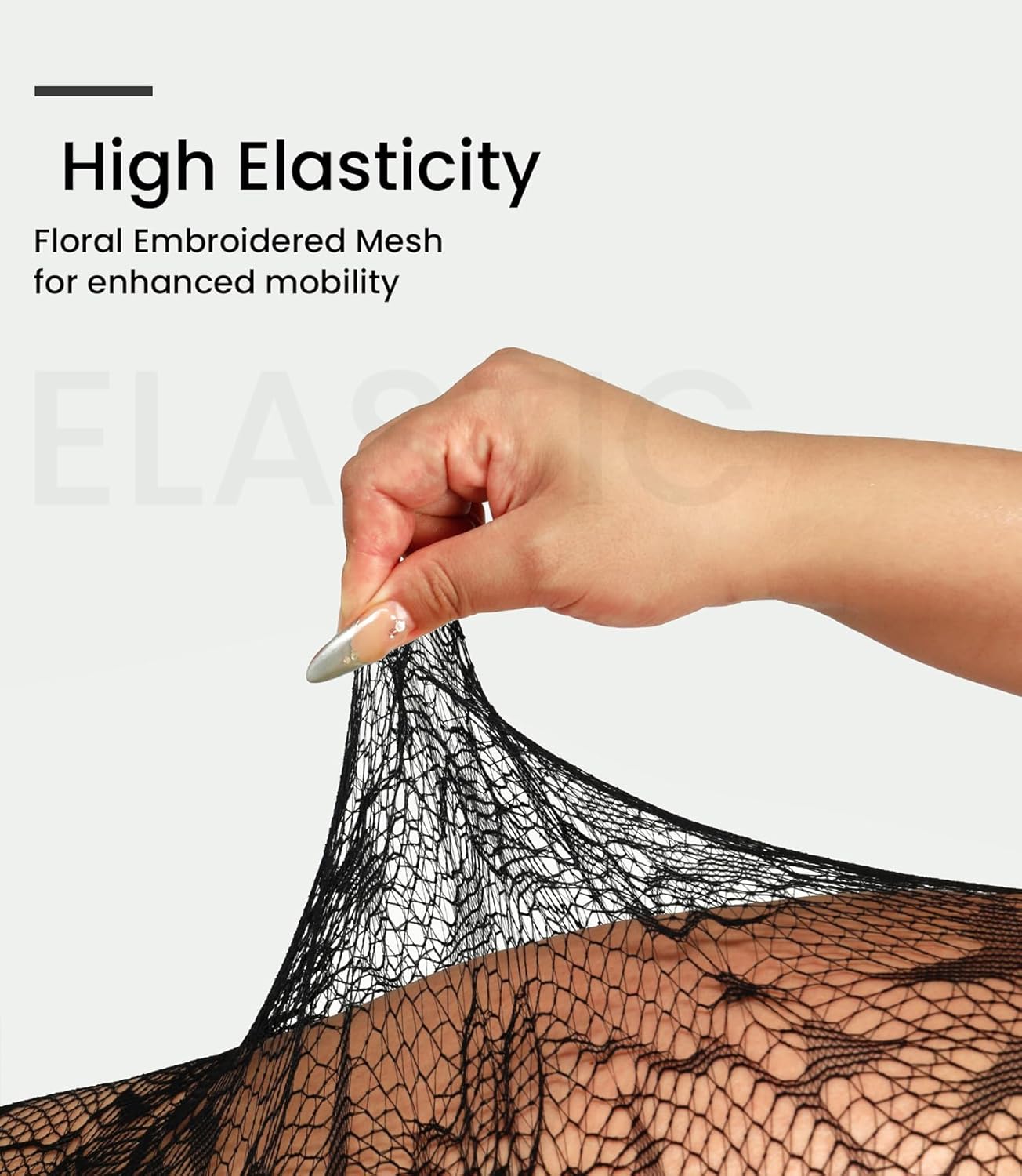 Floral Lace Plus Size Tights High Waist Velvet Pantyhose Sunflower Fishnet Stockings Leggings - Image 3