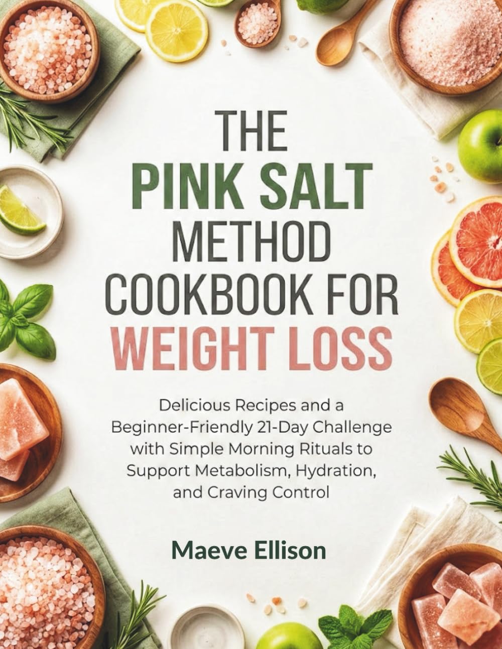 The Pink Salt Method Cookbook for Weight Loss: Delicious Recipes and a Beginner-Friendly 21-Day Challenge with Simple Morning Rituals to Support Metabolism, Hydration, and Craving Control