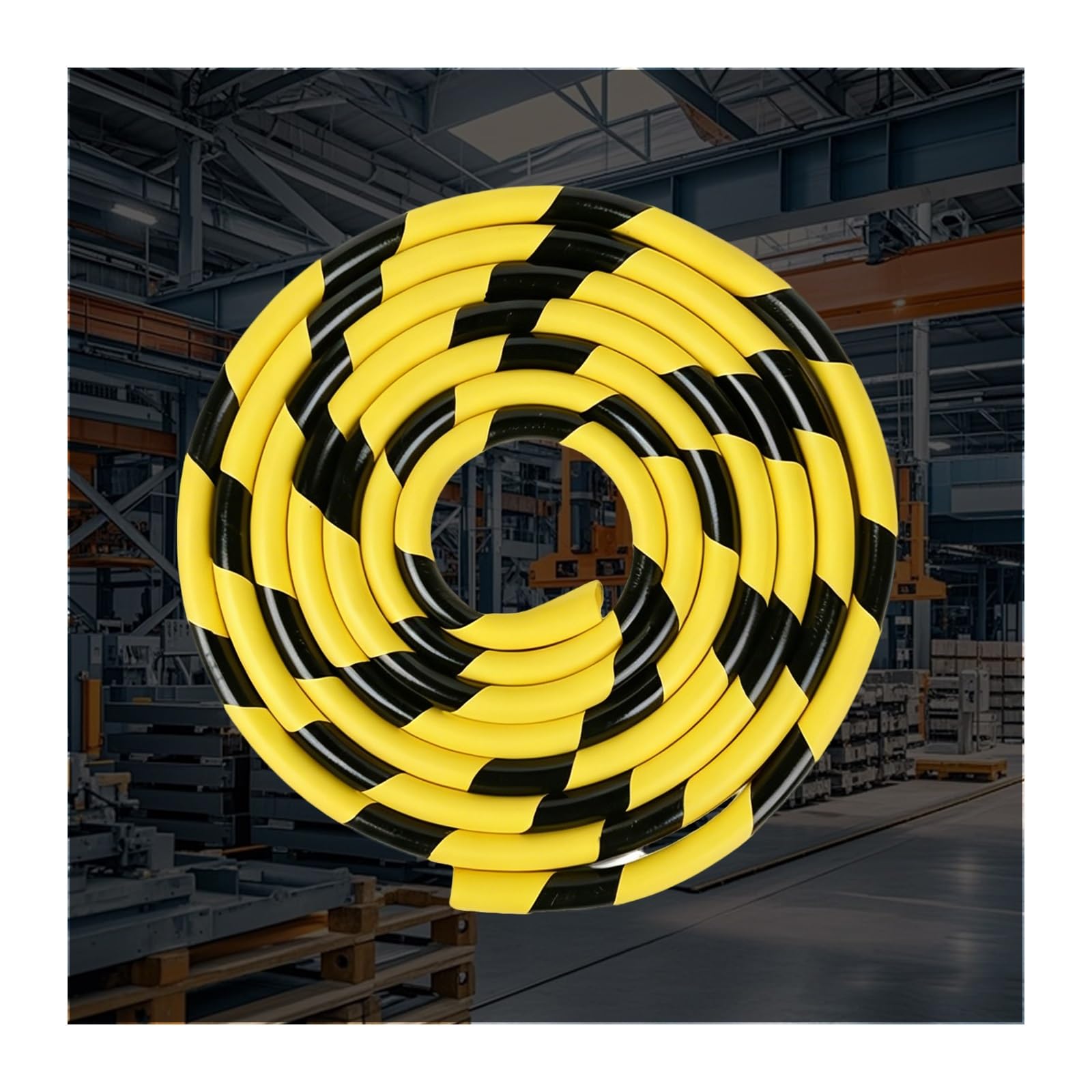 HBOOMOEM Soft Rubber Corner Protectors, Wall Edge Corner Guards, Visibility Edge Guard, Suitable for Warehouse Shelving, Storage Racks, and Equipment Protection.(U shape)