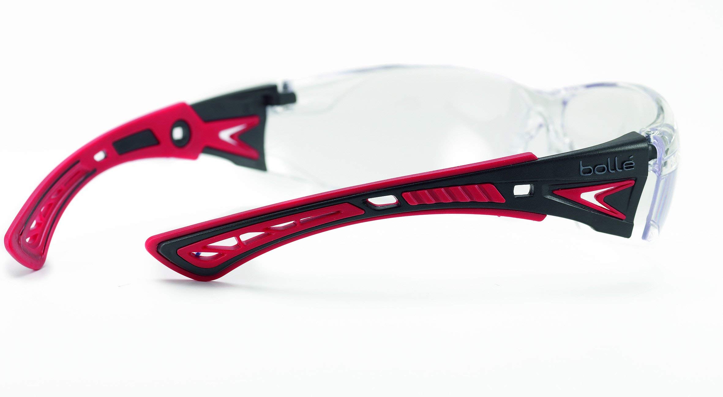 Bollé Safety RUSH+ okulary ochronne One Size CSP czarny/pomarańczowy