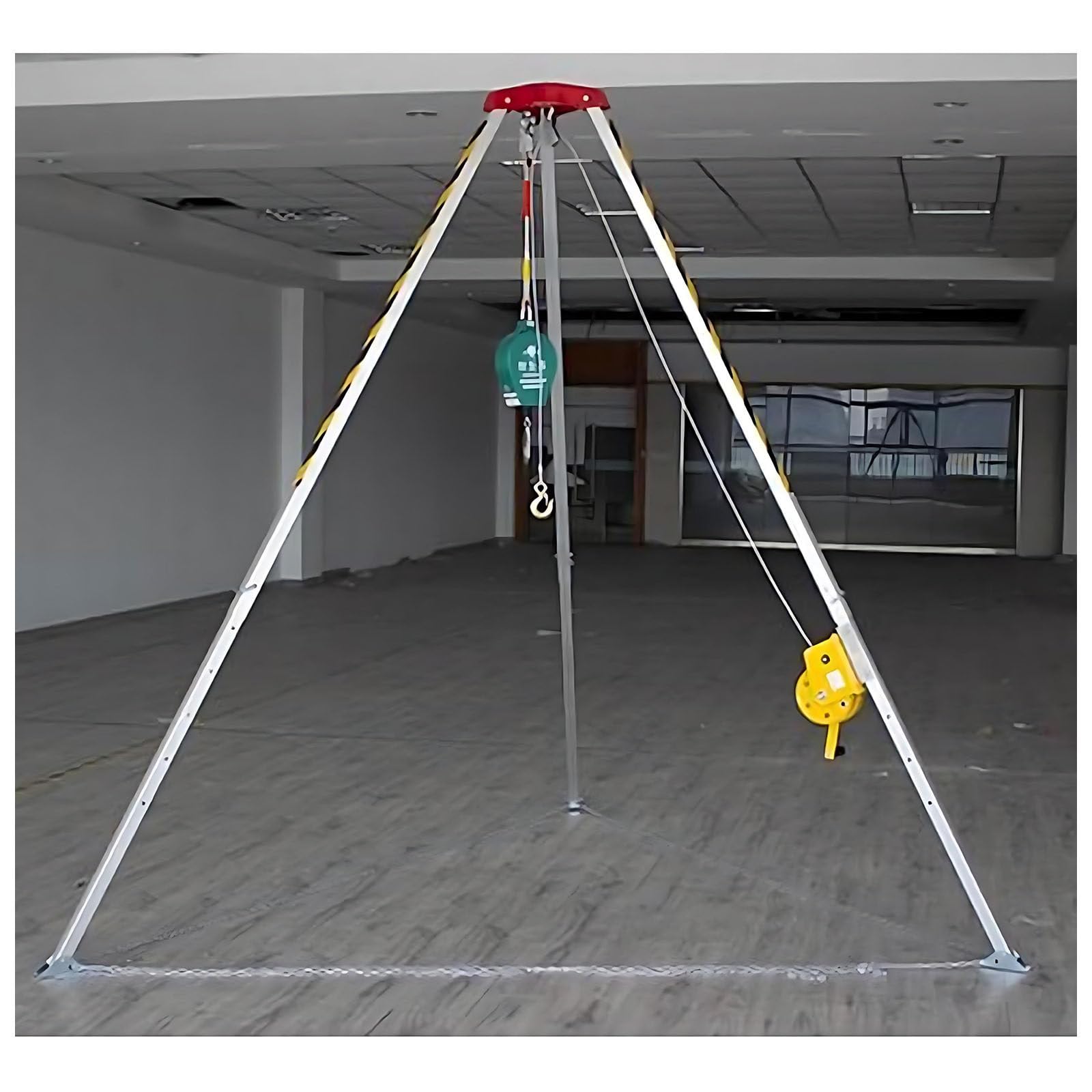 Statyw o ograniczonej przestrzeni z zabezpieczeniem przed upadkiem, ręczna wciągarka, przenośna torba transportowa 816.5 kg - tial Safe Equint for Emerncy Situats