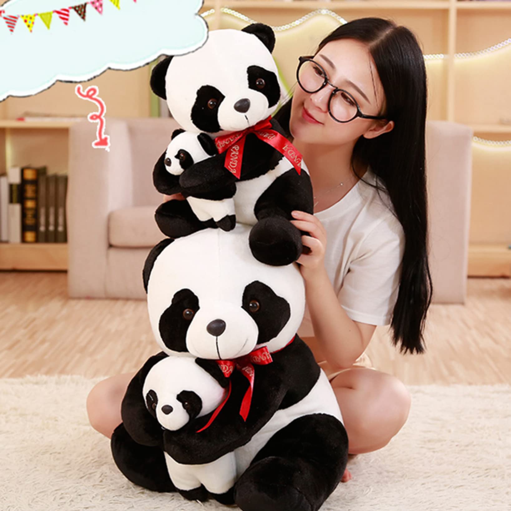 パンダのぬいぐるみ(特大) Amazon.co.jp: [ハウスXIN] パンダぬいぐるみ 特大 パンダ抱き枕