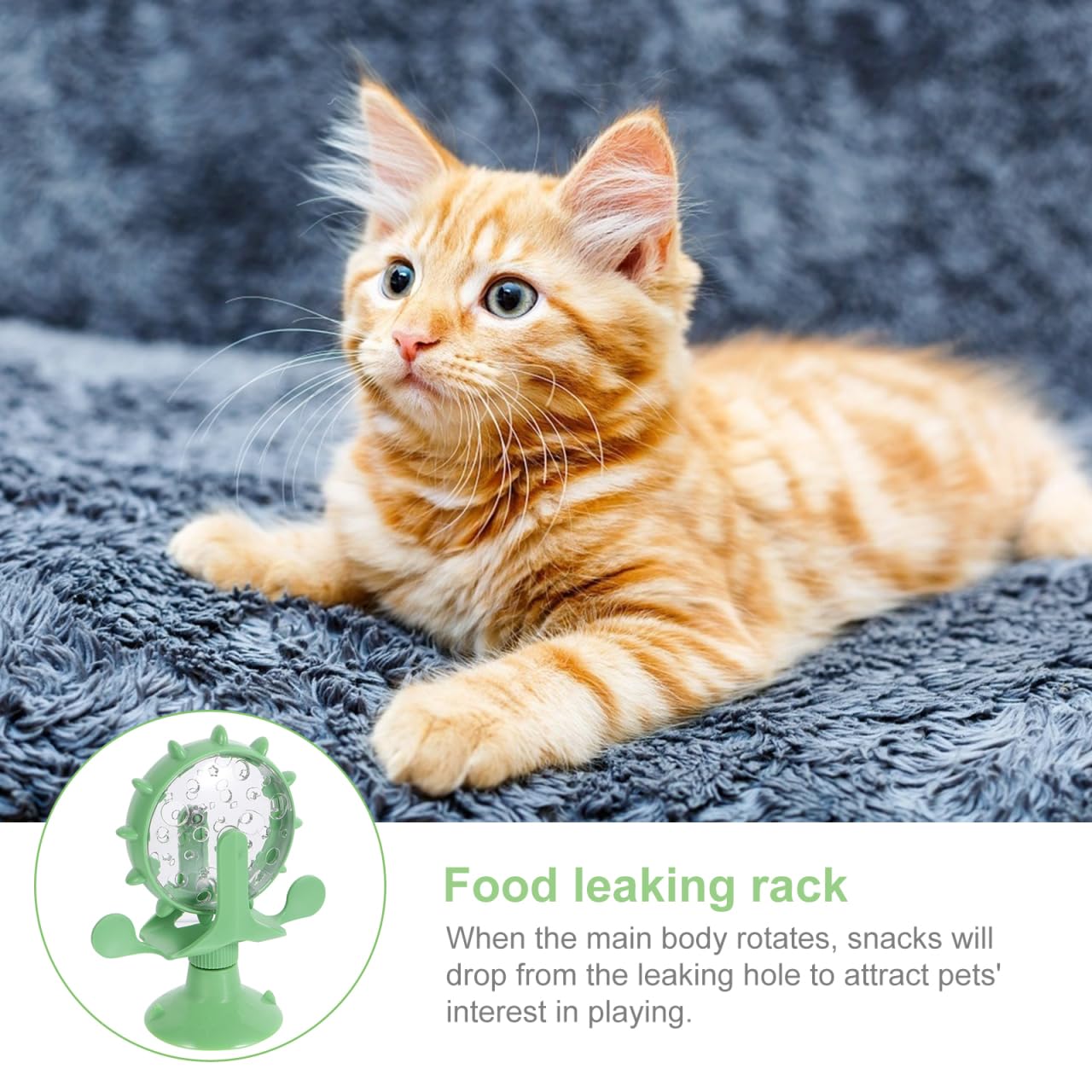 Divertente giocattolo per gatti giocattolo per animali domestici giocattolo per gattini giocattolo per l'alimentazione del gatto Giocattolo vorticoso per gatti Giocattolo per gatti Giocattolo per