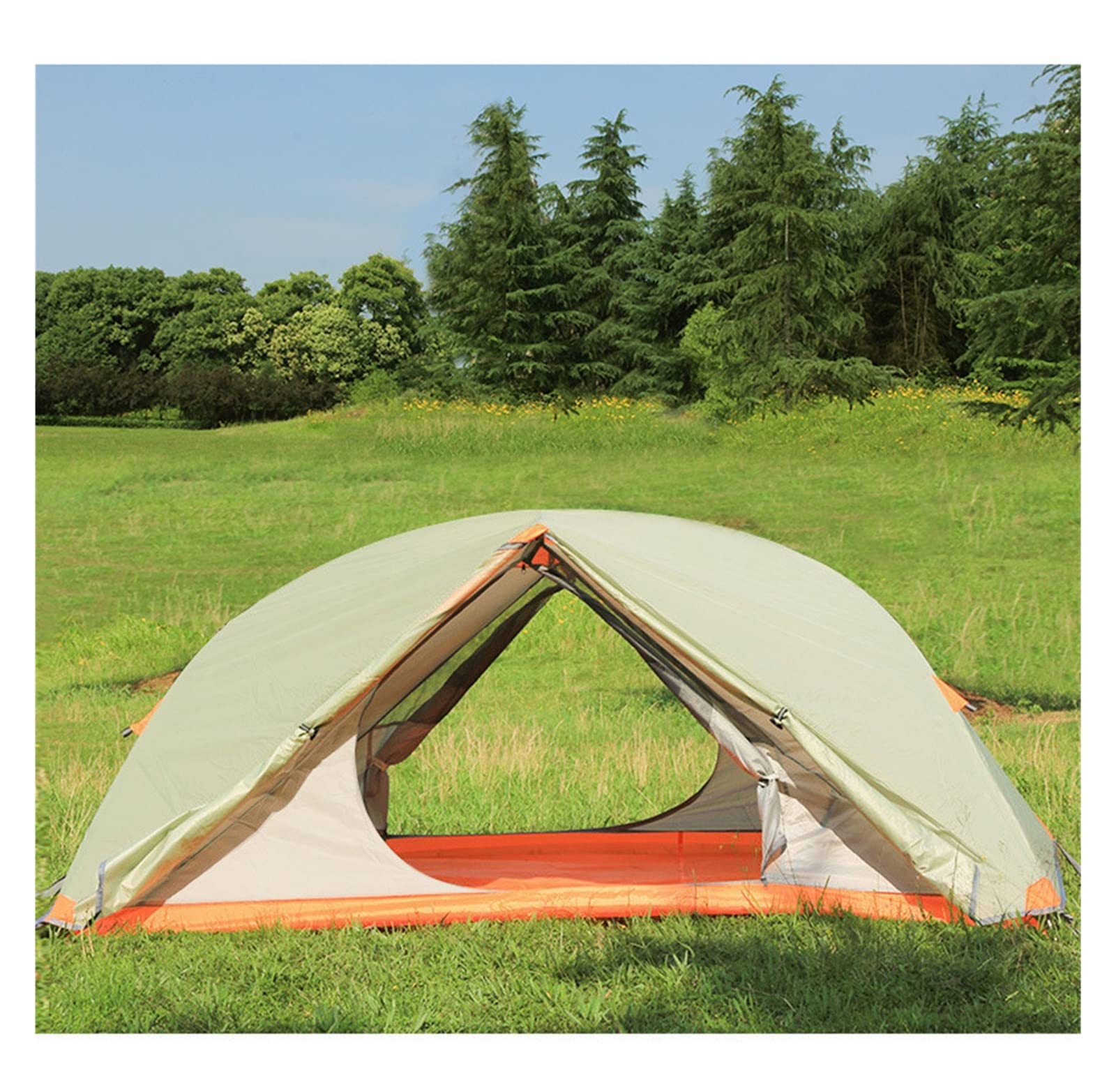namiot zewnętrzny Outdoor Camping Namiot dwuwarstwowy Dwuosobowy wodoodporny namiot turystyczny z pręta aluminiowego