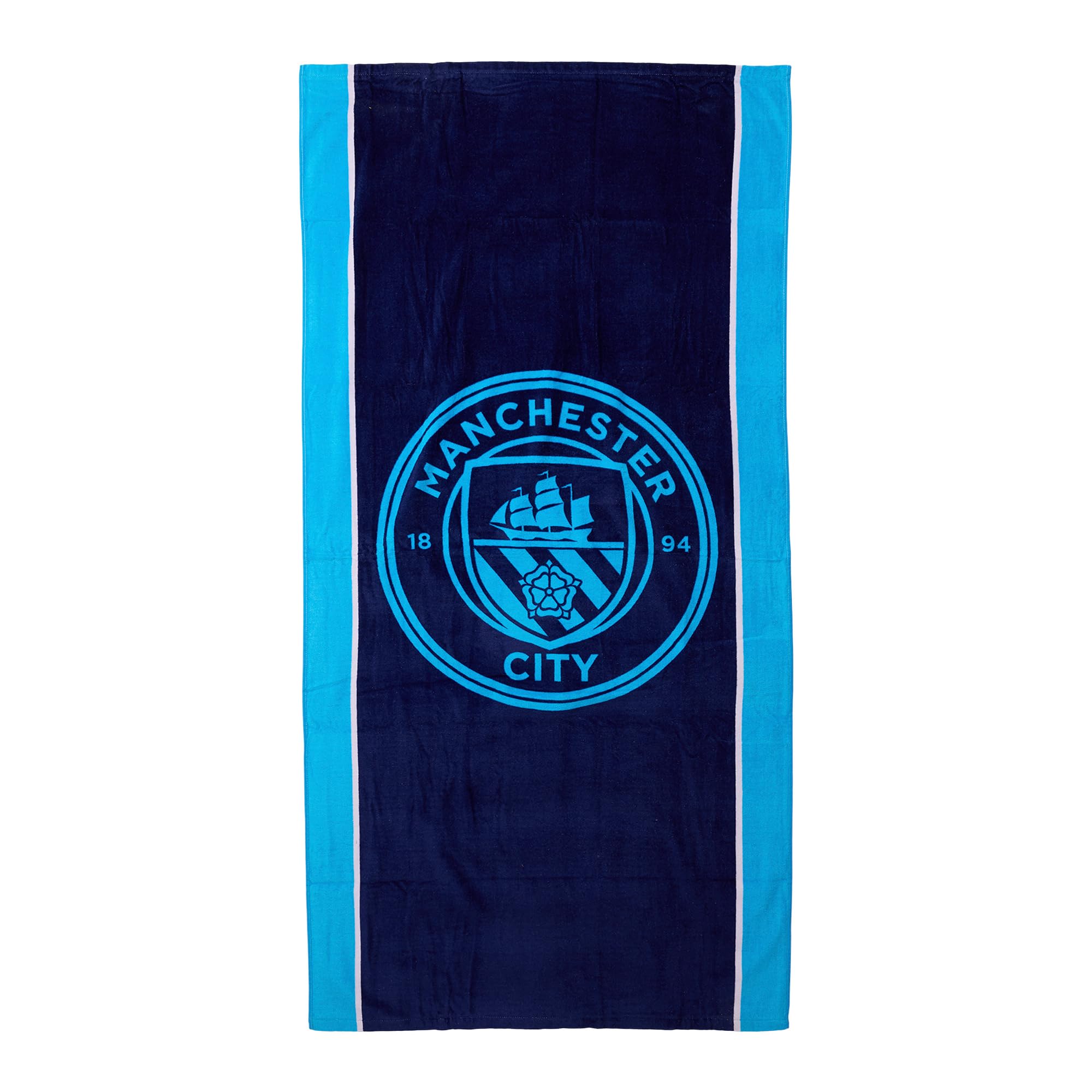 Manchester City FC Official Towel | Super Soft Feel, Badge Soccer Club Design | Perfect The Home, Bath, Beach & Swimming Pool | One Size 30 x 60 Inches
