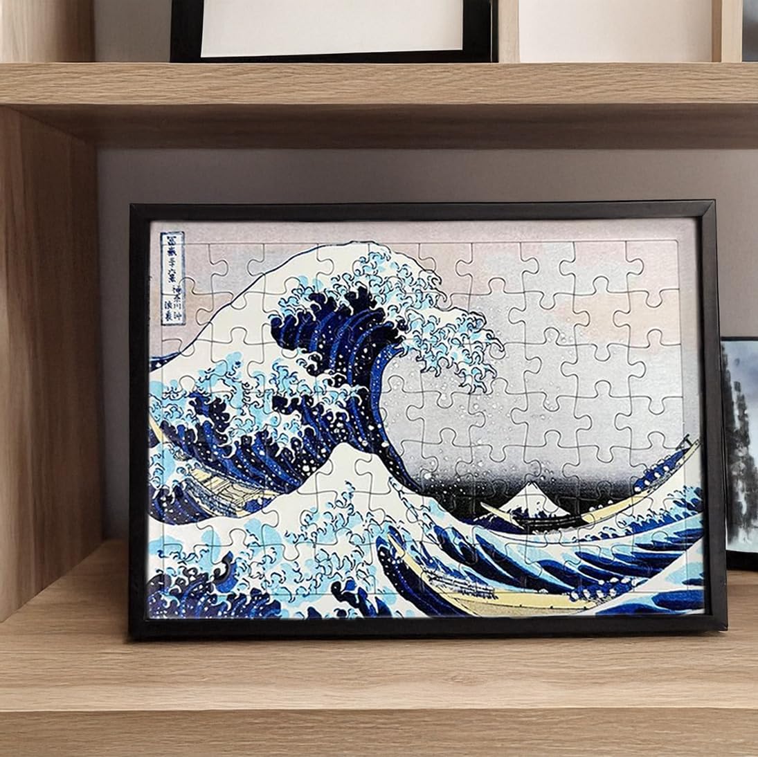 Amazon | ジグソーパズル 葛飾北斎 神奈川沖浪裏 B5 70ピース