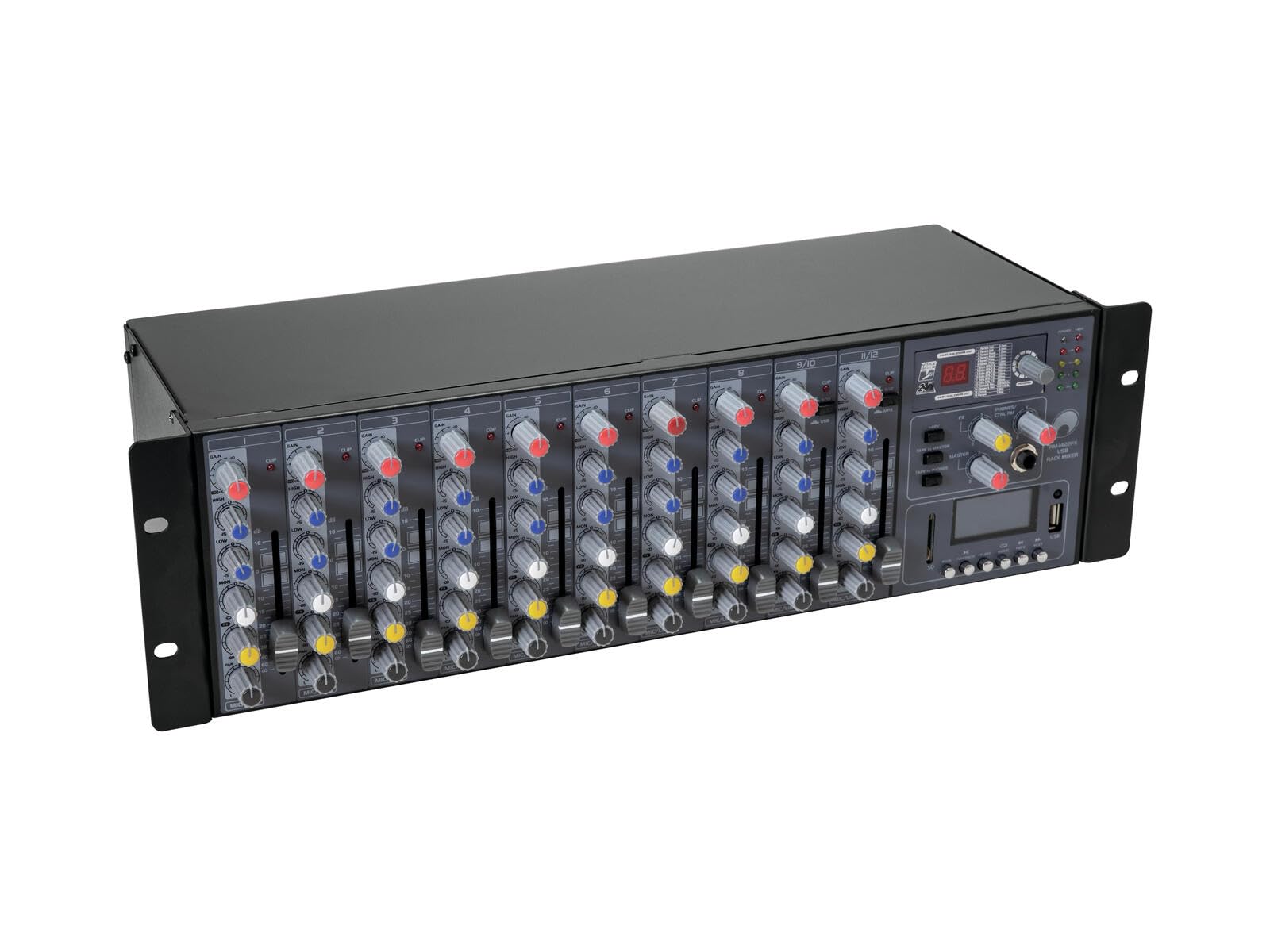 Omnitronic RM-1422FX USB Rack Mixer