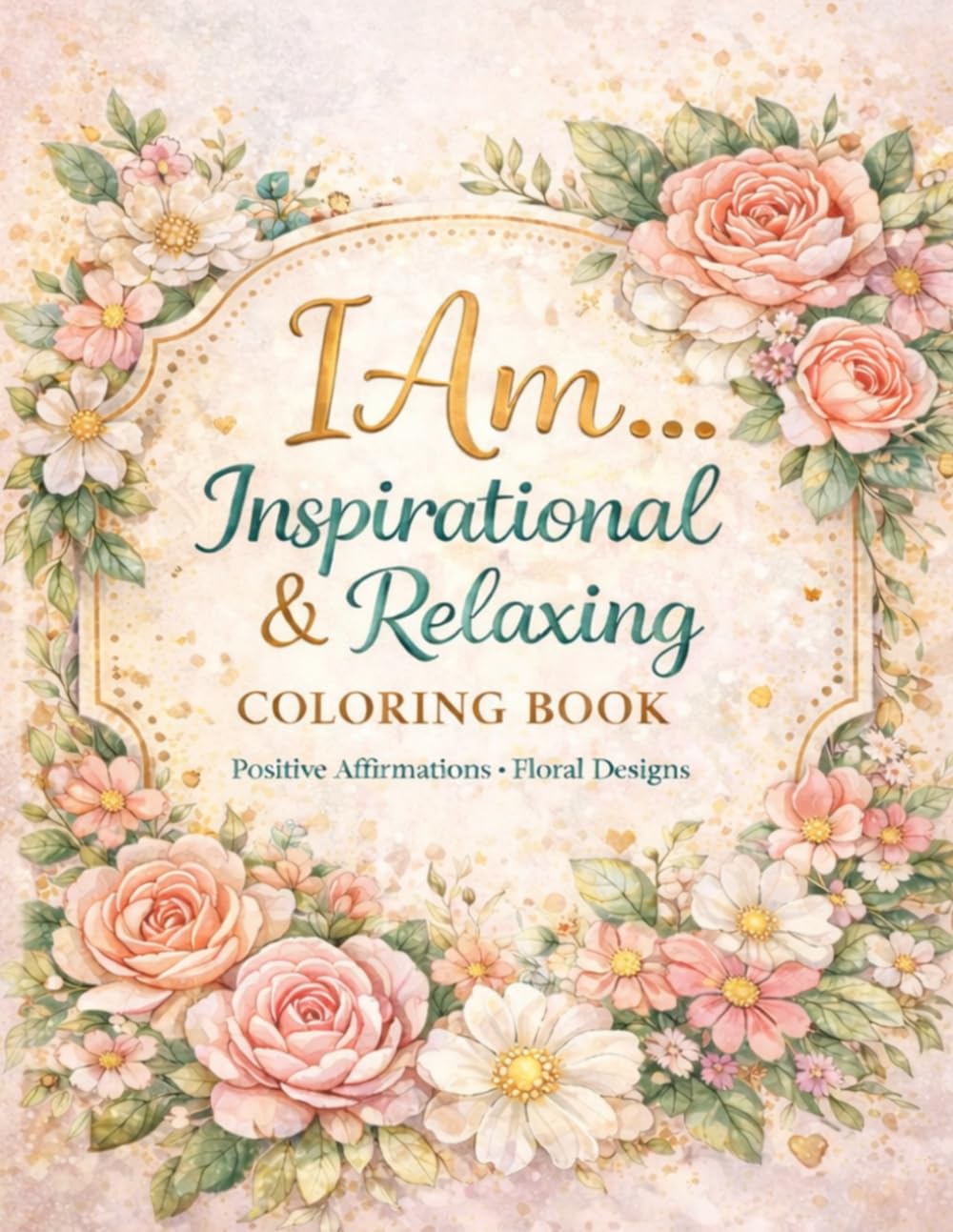 I am...: An inspirational and relaxing coloring book