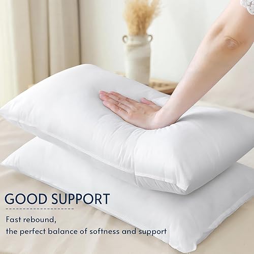 Miniatura 6 de OTOSTAR Relleno de almohada de 16 x 24 pulgadas, rellenos de almohada rectangulares decorativos, formularios de almohada esponjosas de primera