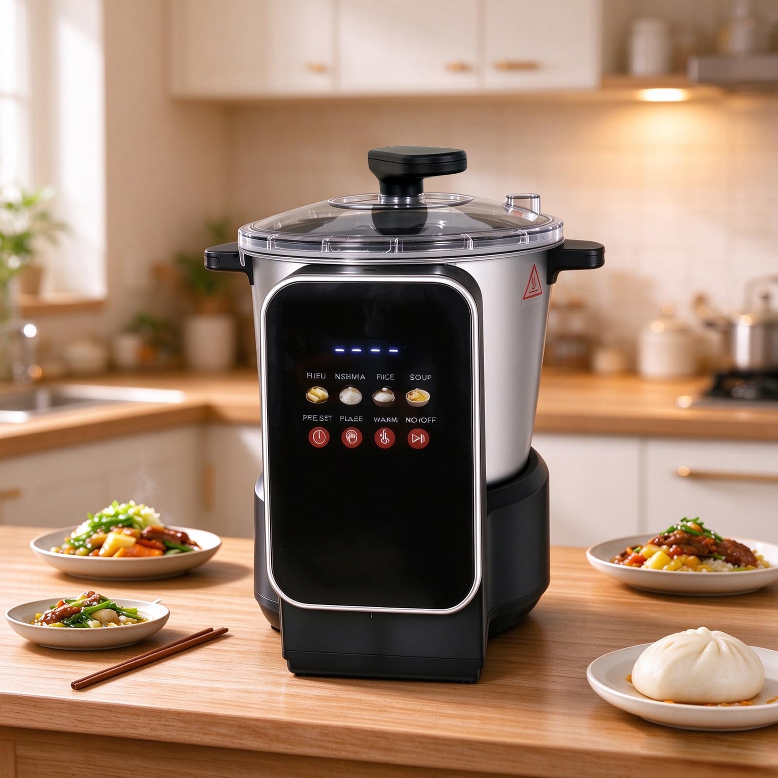 Automatic Swallow Food Maker, Smart Touch Screen for 5-6 People