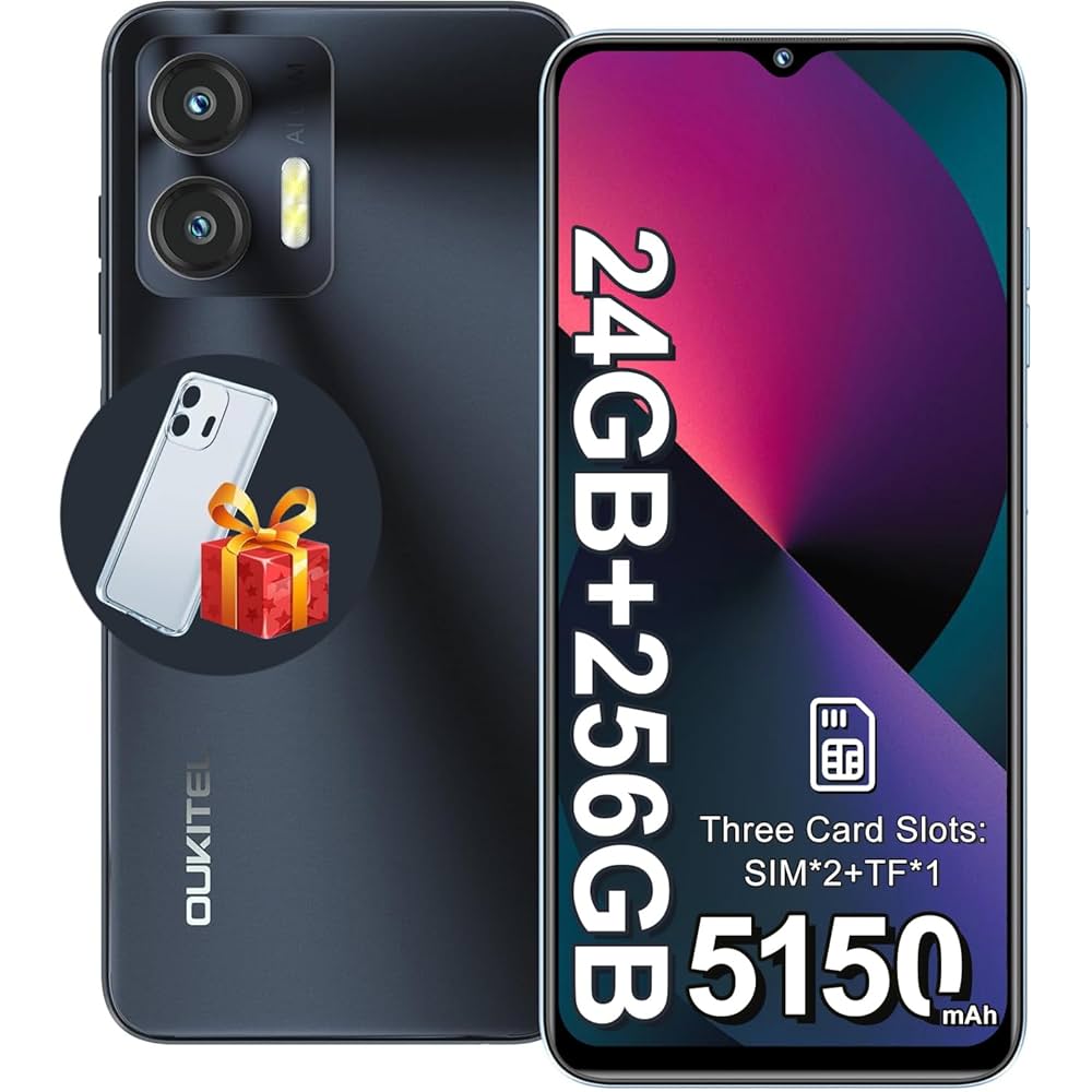 OUKITEL C36 スマートフォン 256GB/1TB Android 14 Amazon | OUKITEL C36 SIMフリースマートフォン 本体 Android 14