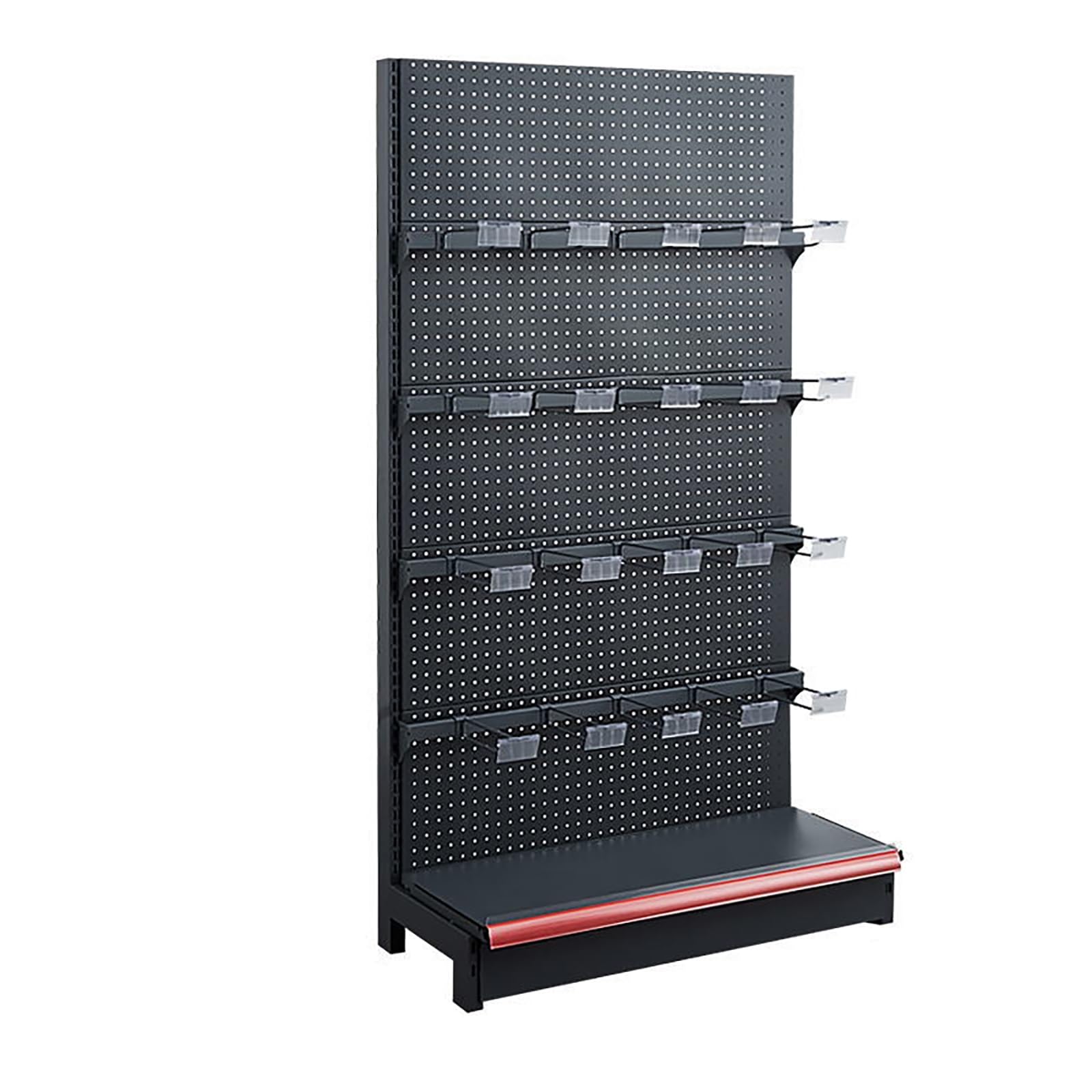 Estante para papas fritas y dulces ideal para organizar pasabocas comerciales