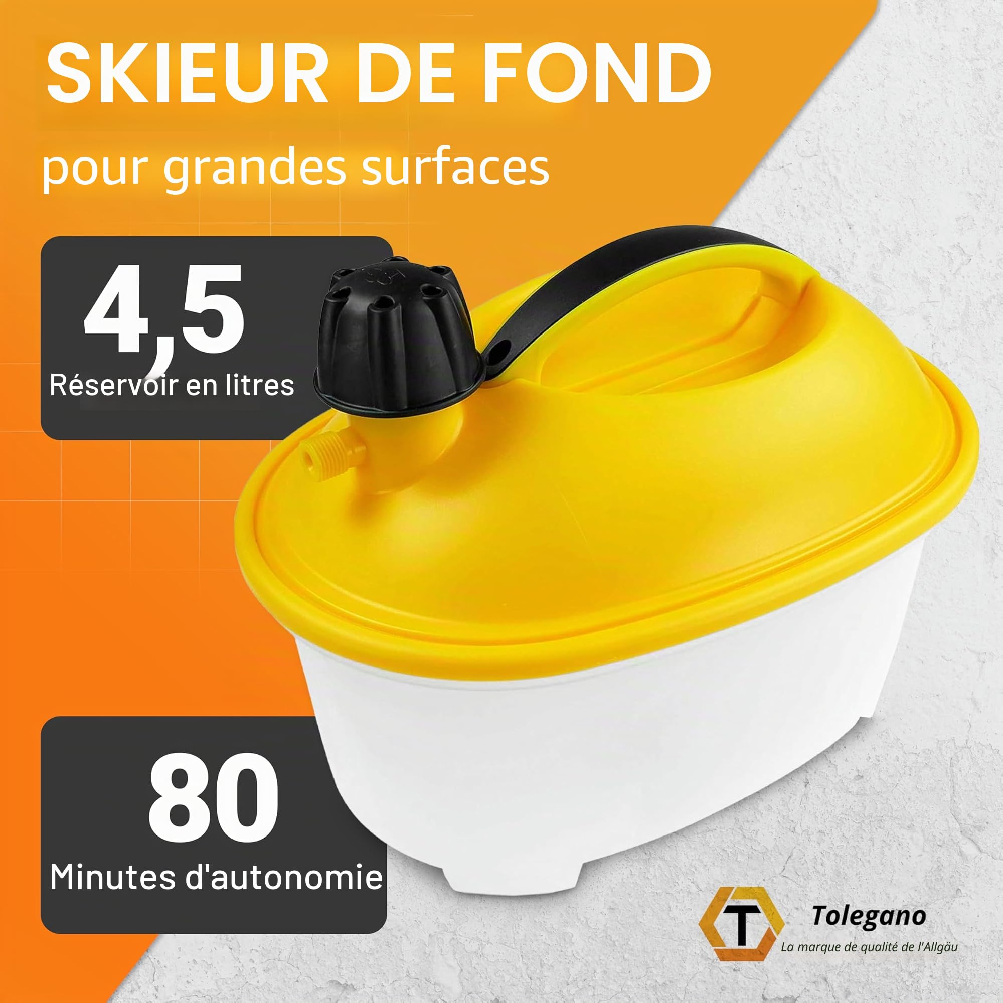 Décolleuse à papier peint, fonctionnement vapeur - Puissance : 2000 W - Réservoir de 4,5 l - Durée de fonctionnement : environ 80 minutes. Décolleuse à papier peint et générateur de vapeur
