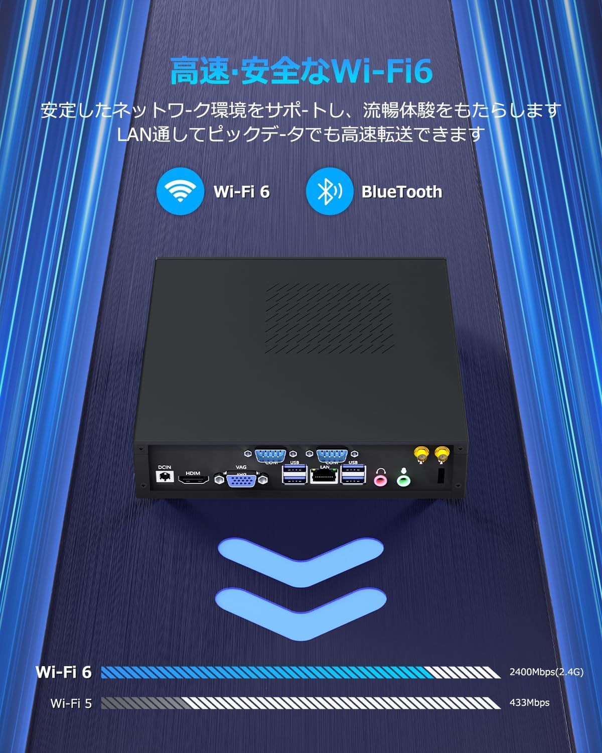 Kamrui E3B Mini PC AMD Ryzen 5 7430U 32GB RAM 512GB SSD Mini 