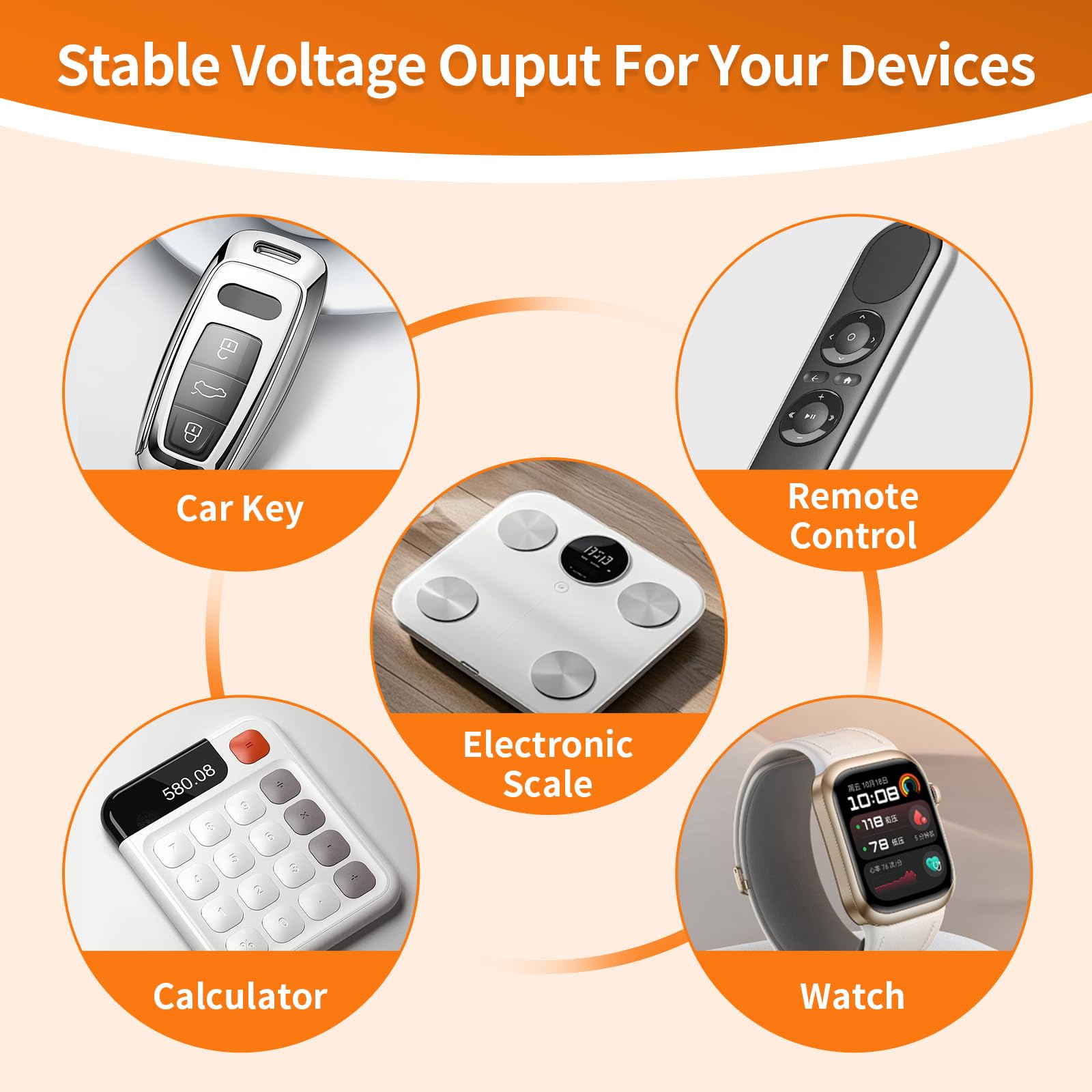 6 Batterie Al Litio CR2032 3V ViCep – Confezionate Singolarmente, Per Auto, Orologi, Calcolatrici E LED – Lunga Durata - 4
