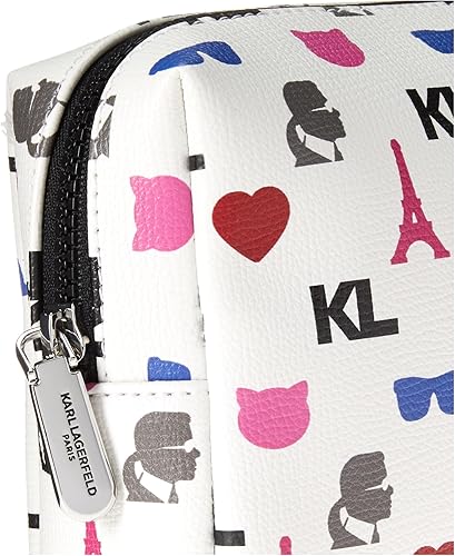 Miniatura 4 de Karl Lagerfeld Paris Bolso de Cosmético Maybelle SLG Mujer, Multicolor  blanco
