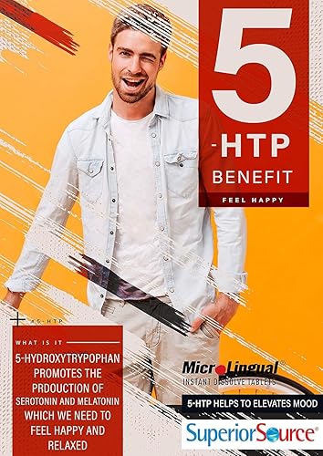 Miniatura 7 de Superior Fuente 5-HTP Suplementos nutricionales 75mg 60Count