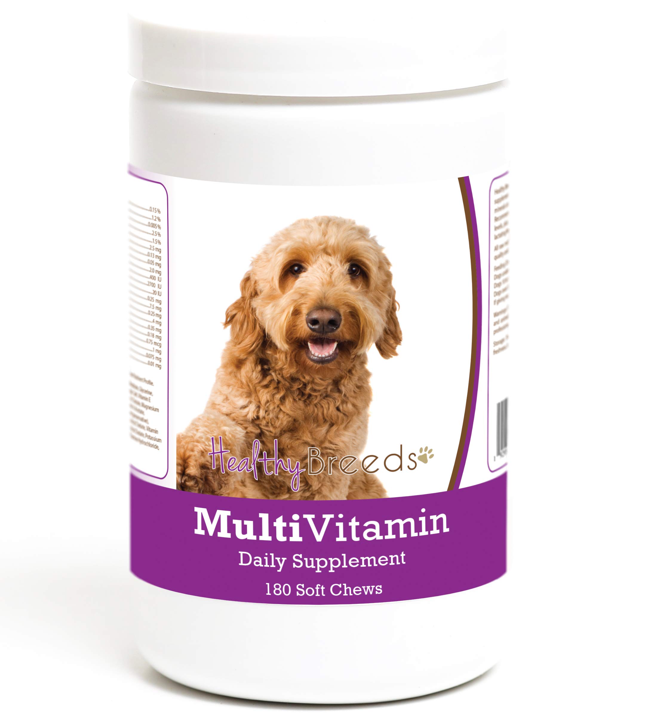 Healthy Breeds Goldendoodle Multivitamin Soft Chew for Dogs 180 Count