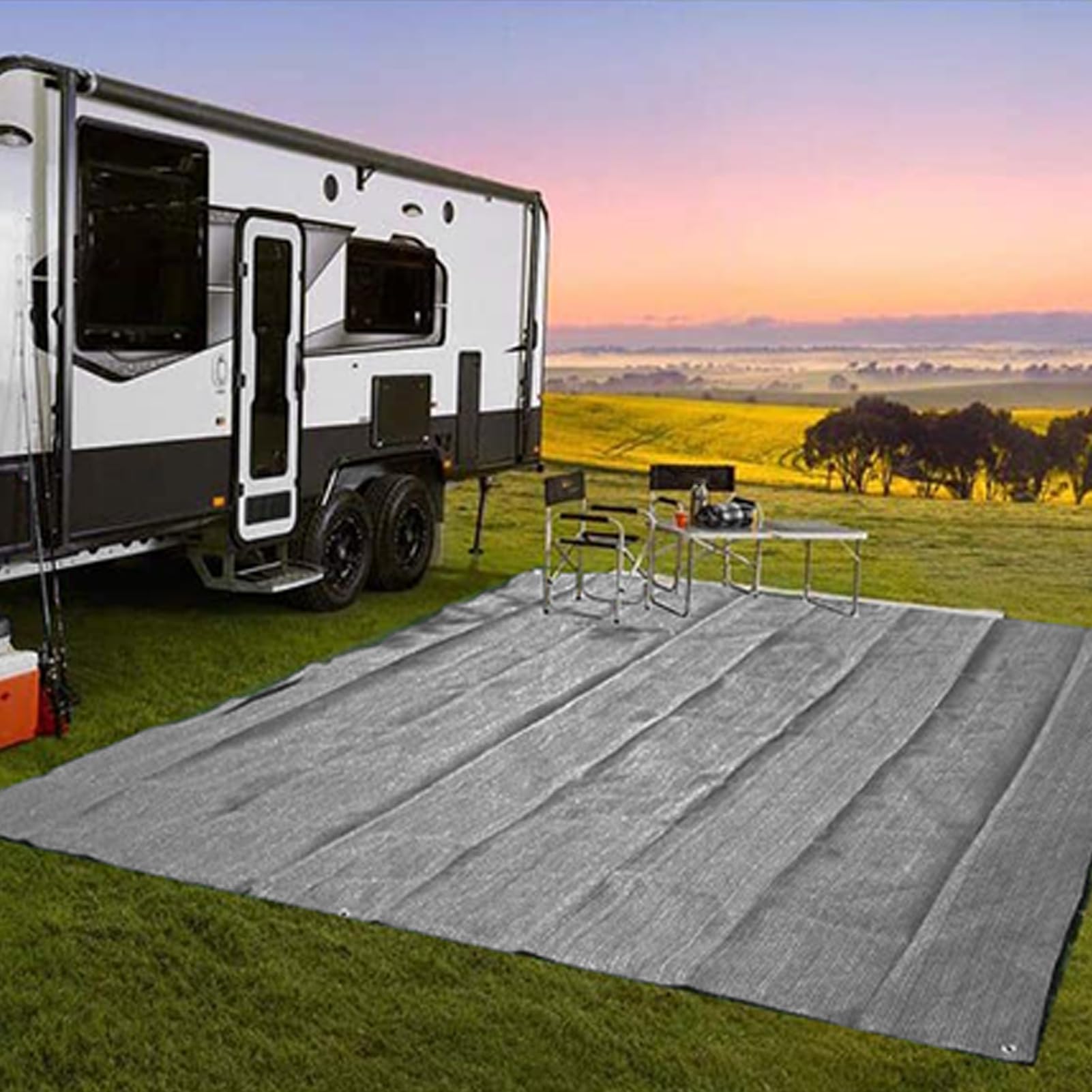 Stuoia da campeggio Morbido Materassino Pieghevole Impermeabile, Tappeto, | Stuoia per Camper Outdoor Adatto a Escursionismo, Prato, Picnic, Deck, Portico