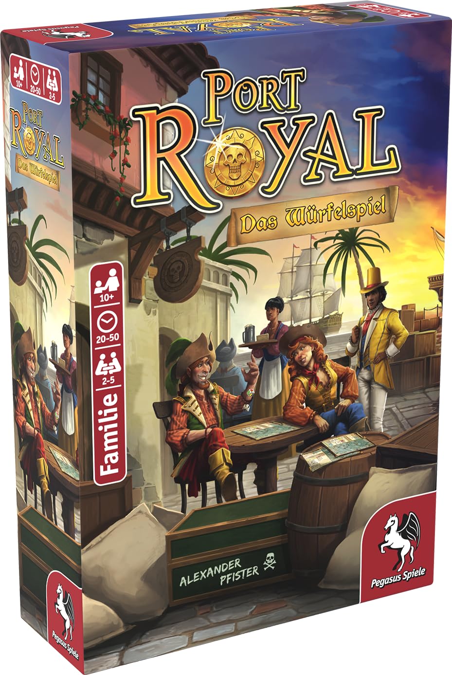 Pegasus Spiele 51247G Port Royal-The Dice Game