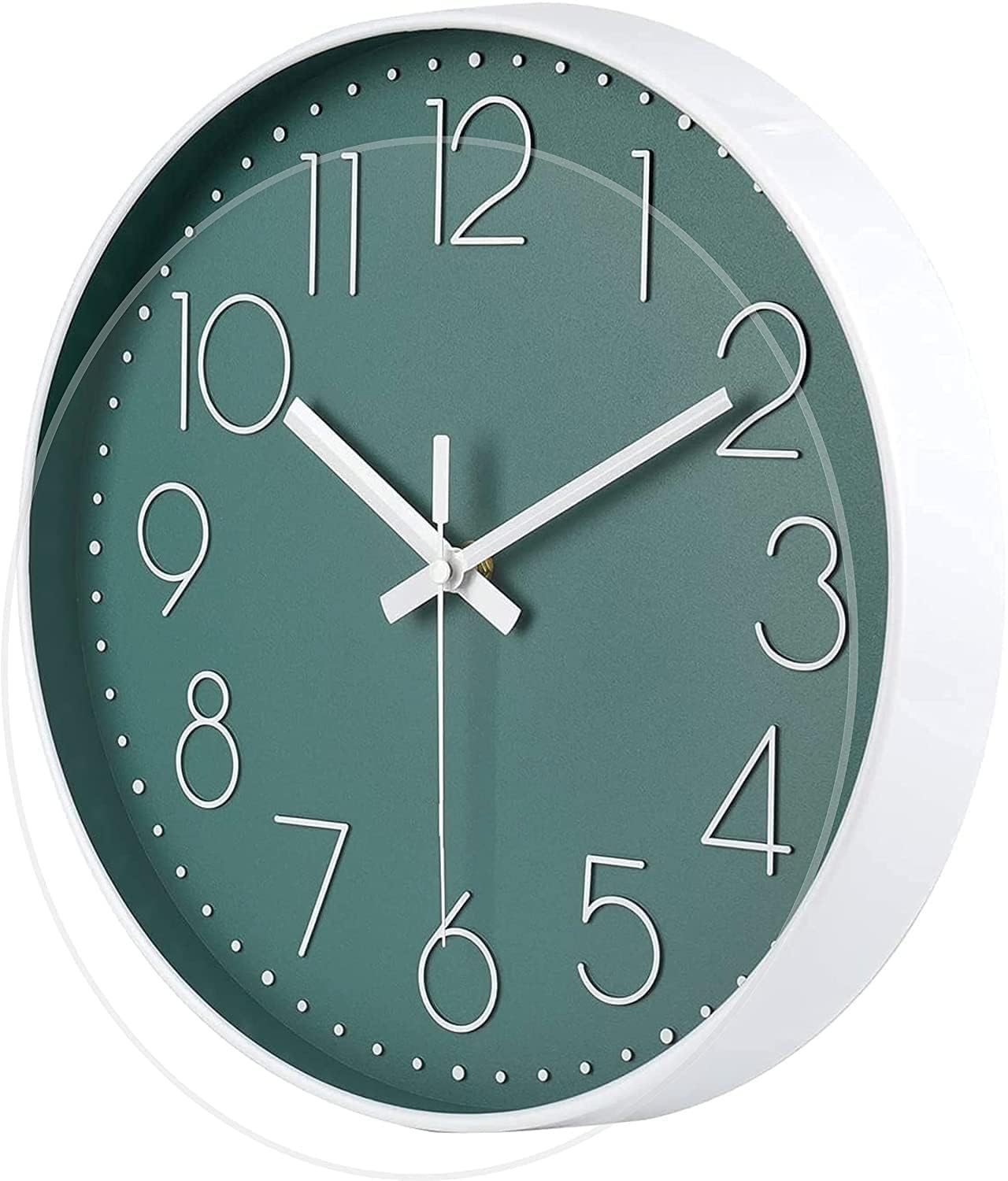 VOLANTIS Teal Silent Wall Clock - No Ticking! -4 VOLANTIS Teal Silent Wall Clock - No Ticking! -4
