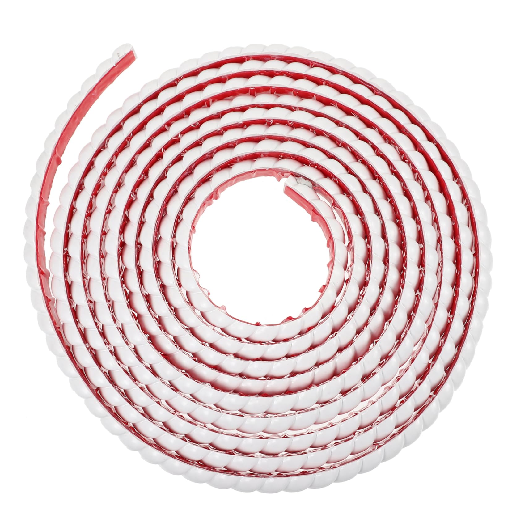 Moldura de Esquina Autoadhesiva Pvc Blanco Flexible para Hogar