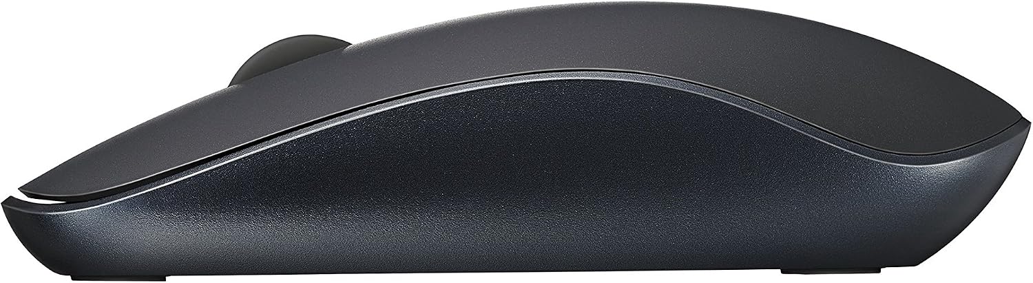 Side view of Rapoo 3500P mouse showing ergonomic contour.