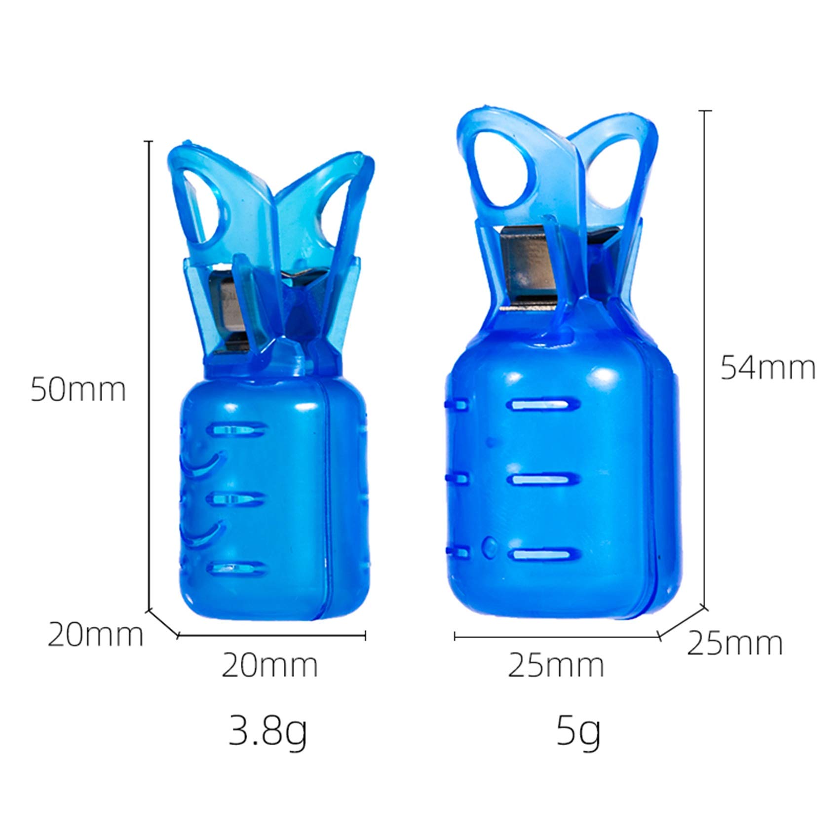 5 Esche Luminose Per Gamberetti E Calamari – Maschere Da 11 Cm / 6,3 G Per Pesca Al Polpo E Lotta