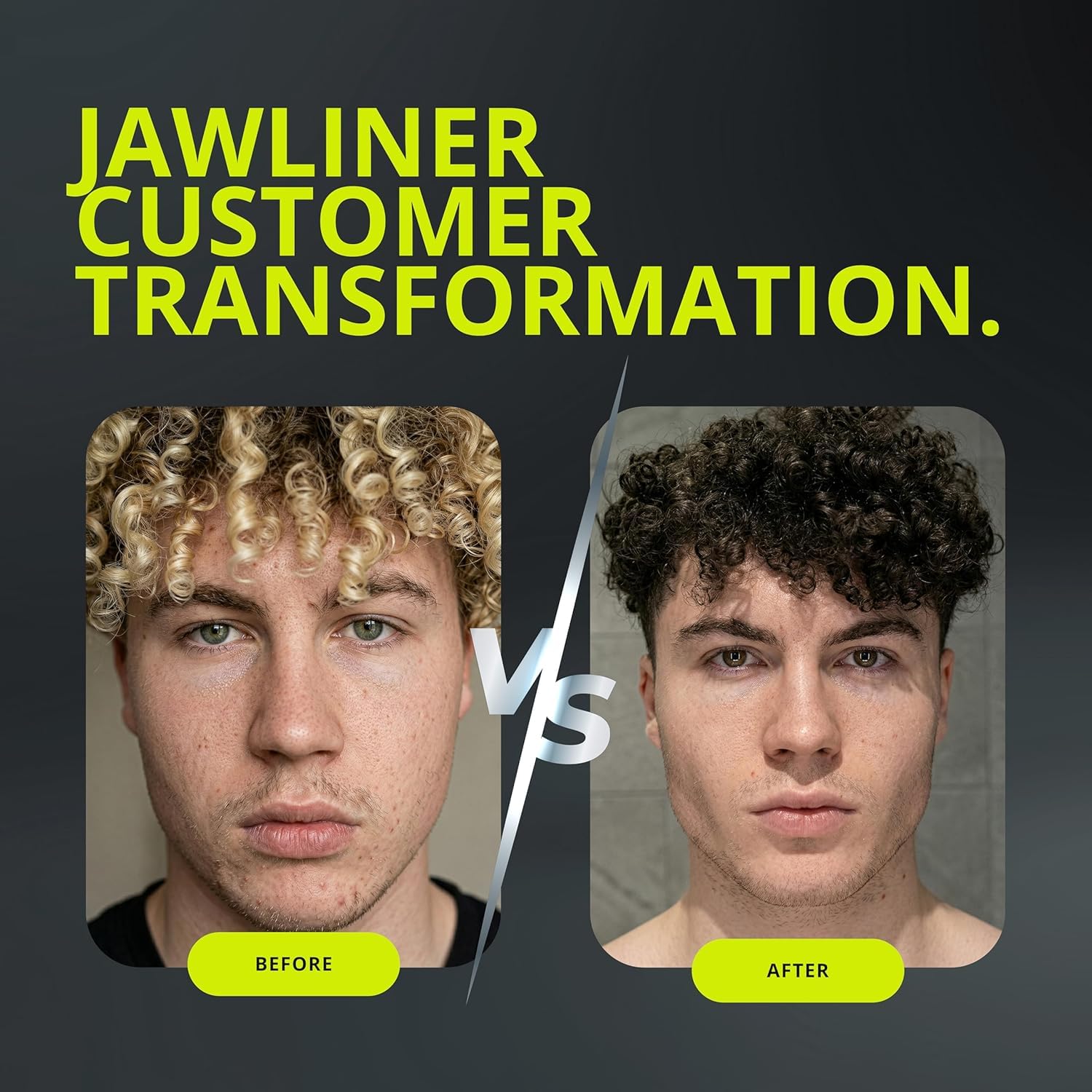 JAWLINER Fitness Guma do żucia - Guma do żucia do miażdżenia (2 Miesięcy)