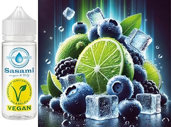 Blueberry Lime Ice Flavor Concentrate - Vegan - Sasami - 10ml