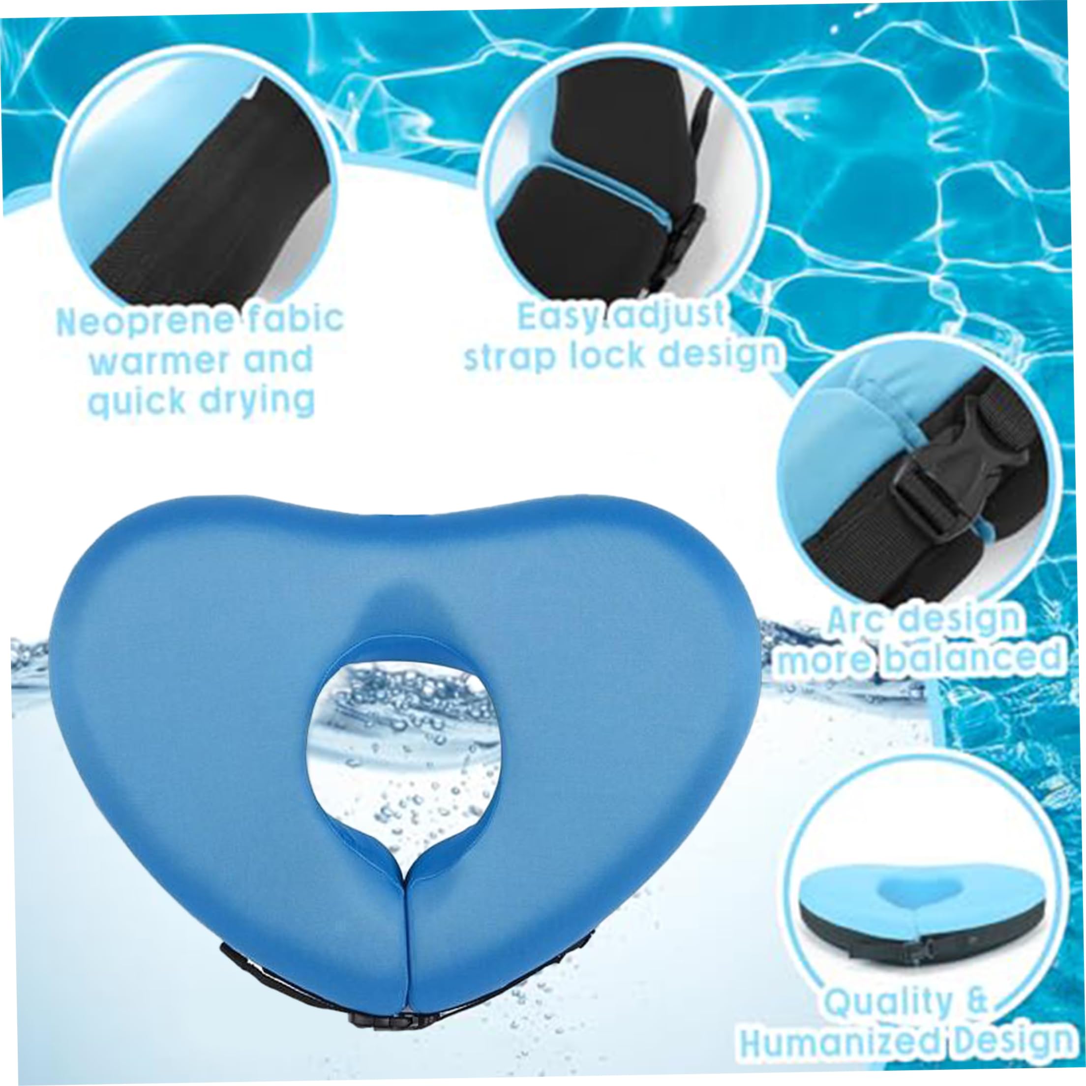 Schwimmgürtel, herzförmiger Sicherheits-Schwimmring für Erwachsene, Schwimmhilfe – Nicht aufblasbarer Schaumstoff, XL Orange