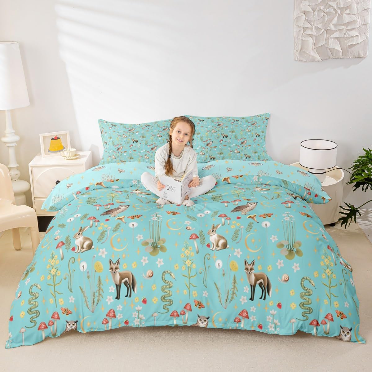 Homewish Teal Bedding Single Size - Image 4