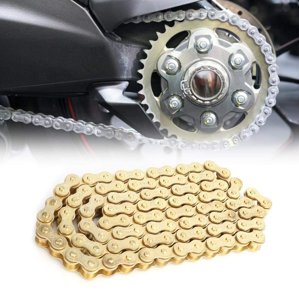 Łańcuch napędowy motocykla 48 ogniw 420 łańcuch napędowy dla 50 110 PIT Quad Dirt Bikes Kart Pit Bike łańcuch napędowy