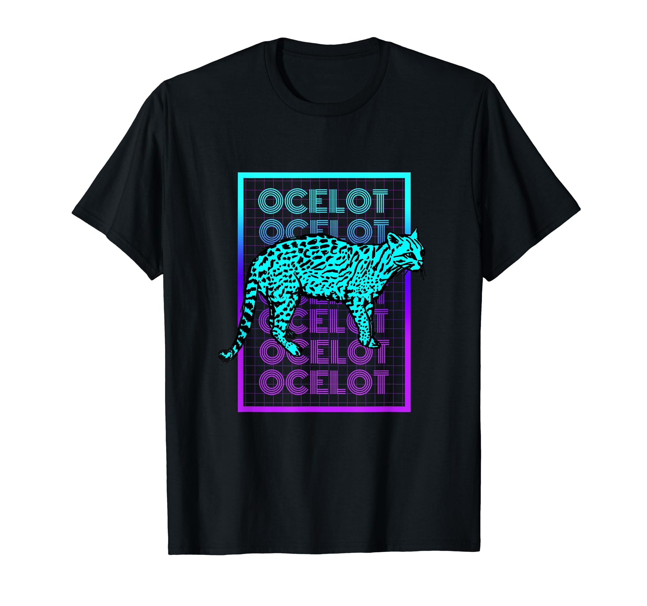 Ocelot Lover Vintage Retro Ocelot T-Shirt